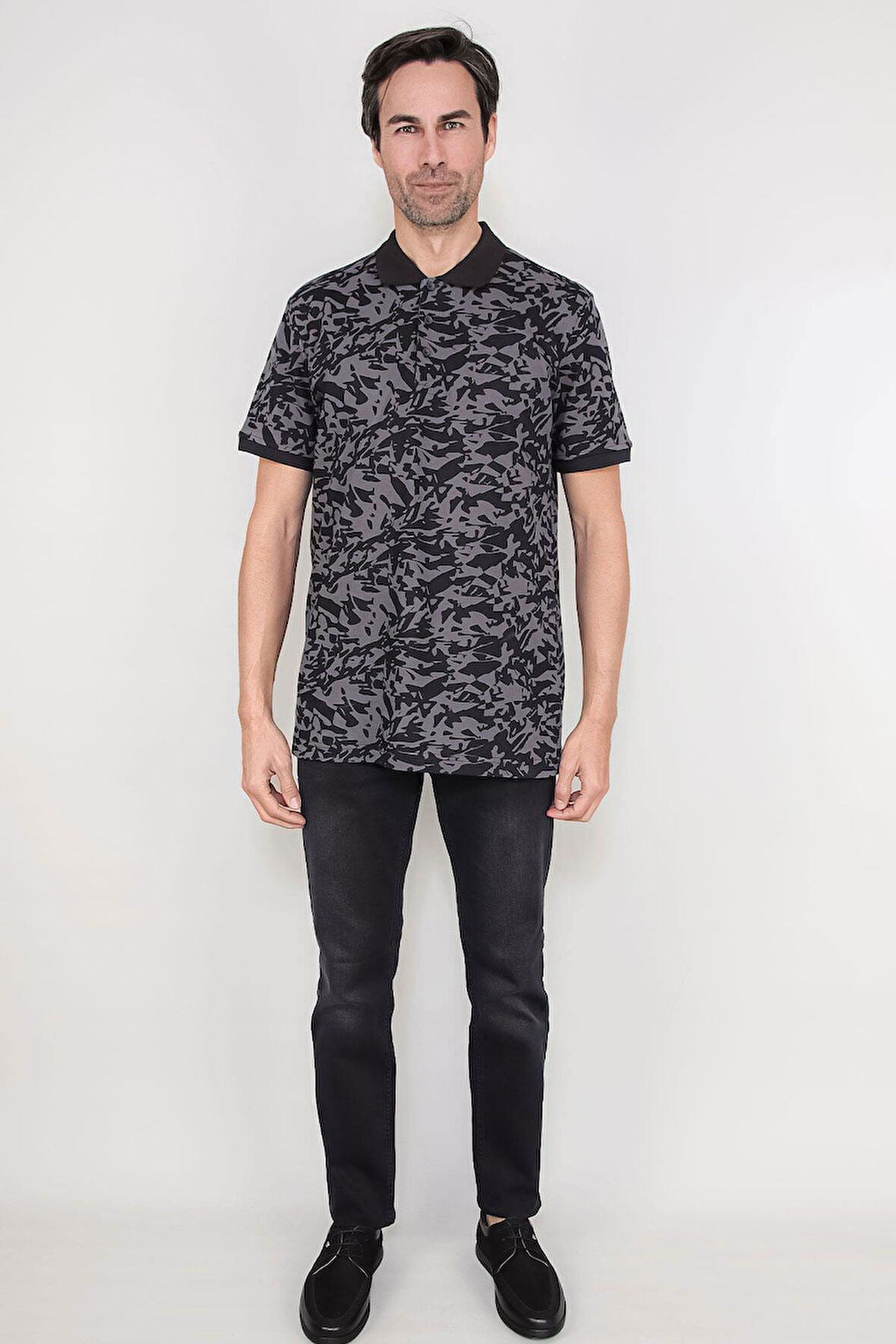 ALEXANDERAGRDI KAMUFLAJ DESENLİ POLO YAKA T-SHİRT (20-HNDKS04)