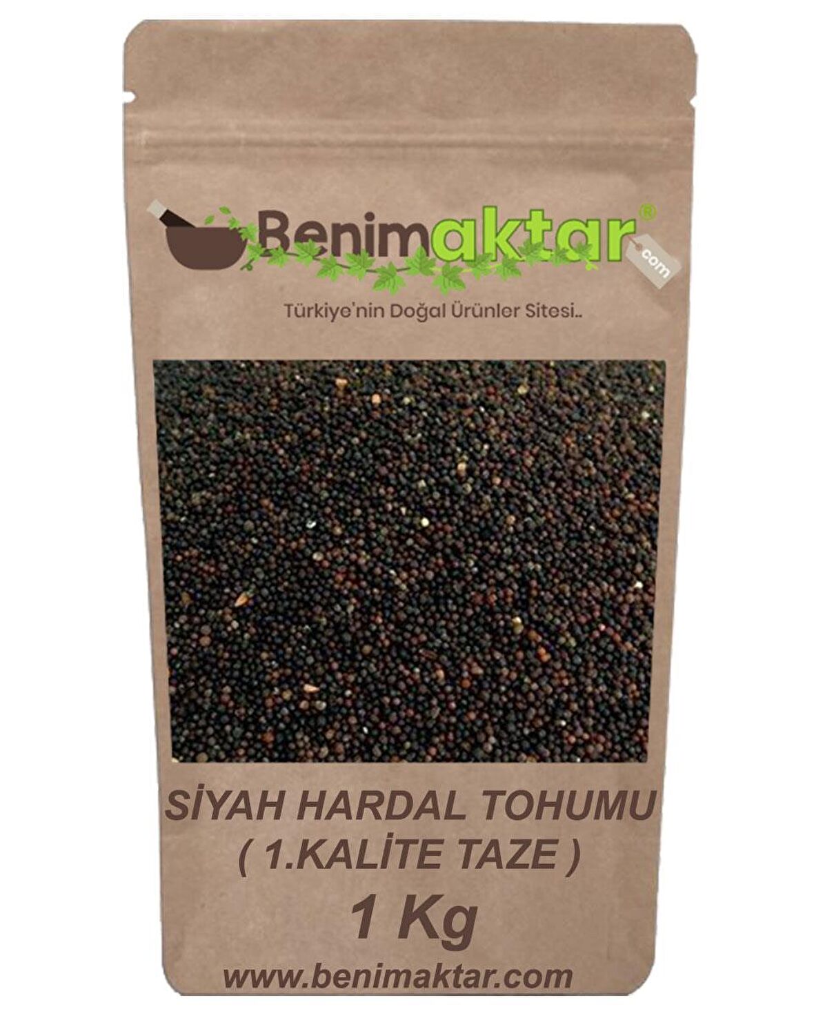 BenimAktar Hardal Tohumu Siyah Yeni Mahsül 1 Kg