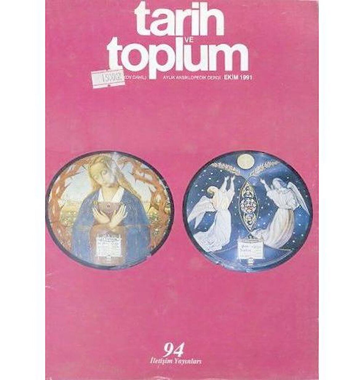 Tarih ve Toplum 94 Ekim 1991