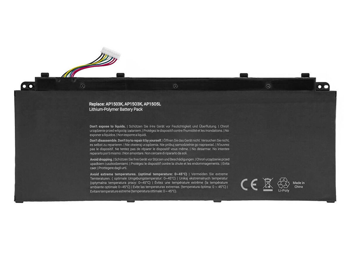 Acer Aspire S13 S5-371 Uyumlu Batarya  AP15O5L