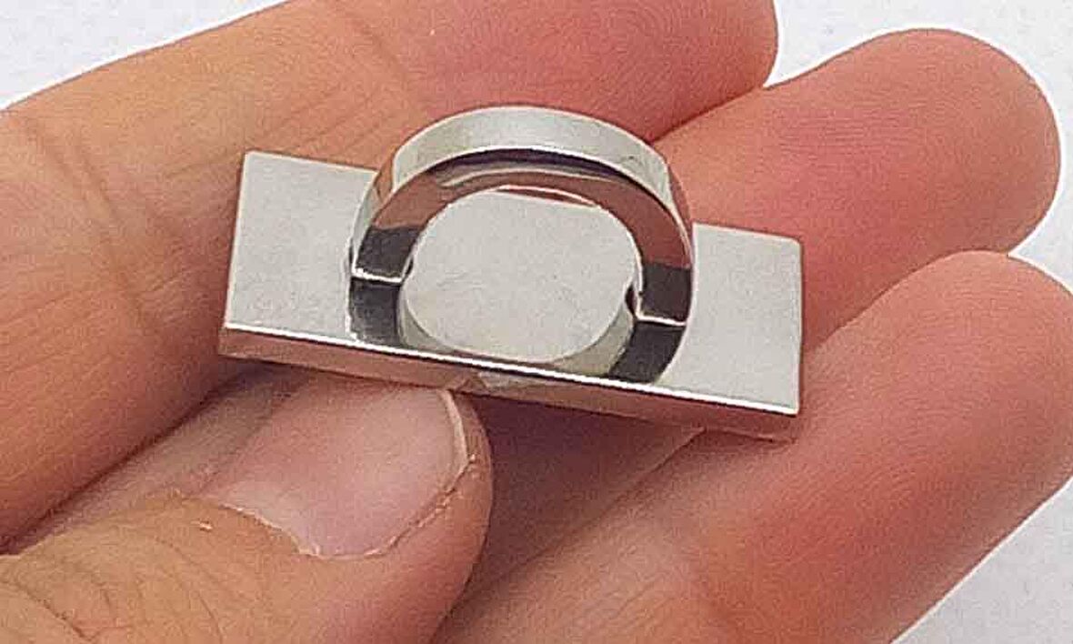Gümüş renk  3x1.2  cm köprü aparatı