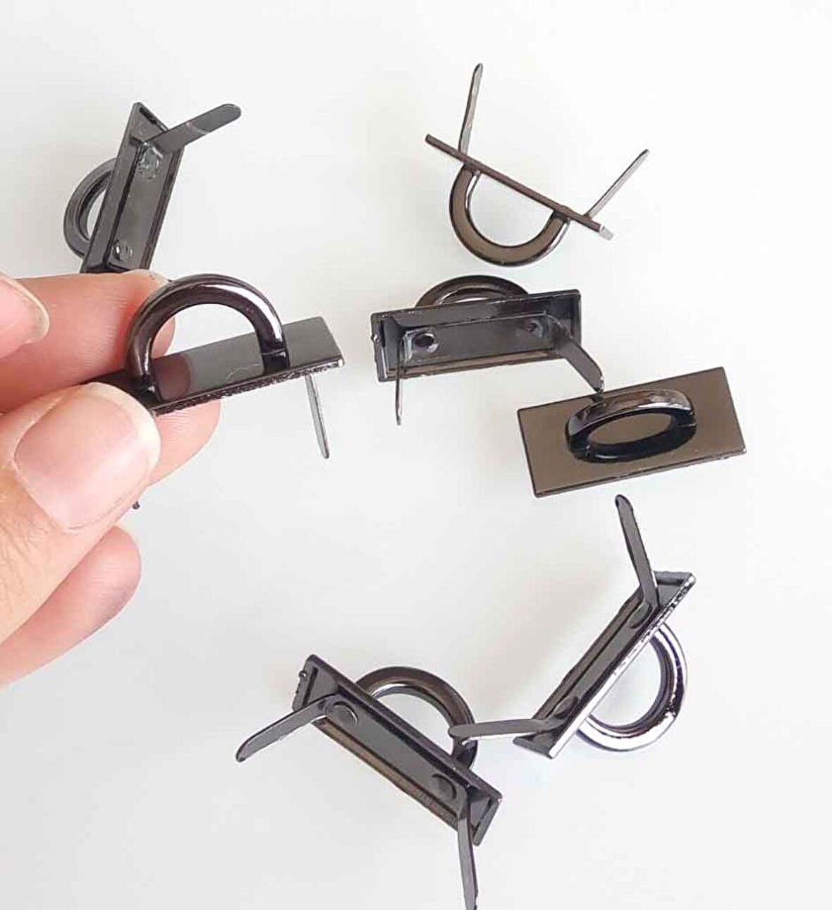 1 adet Füme renk  3x1.2  cm köprü aparatı