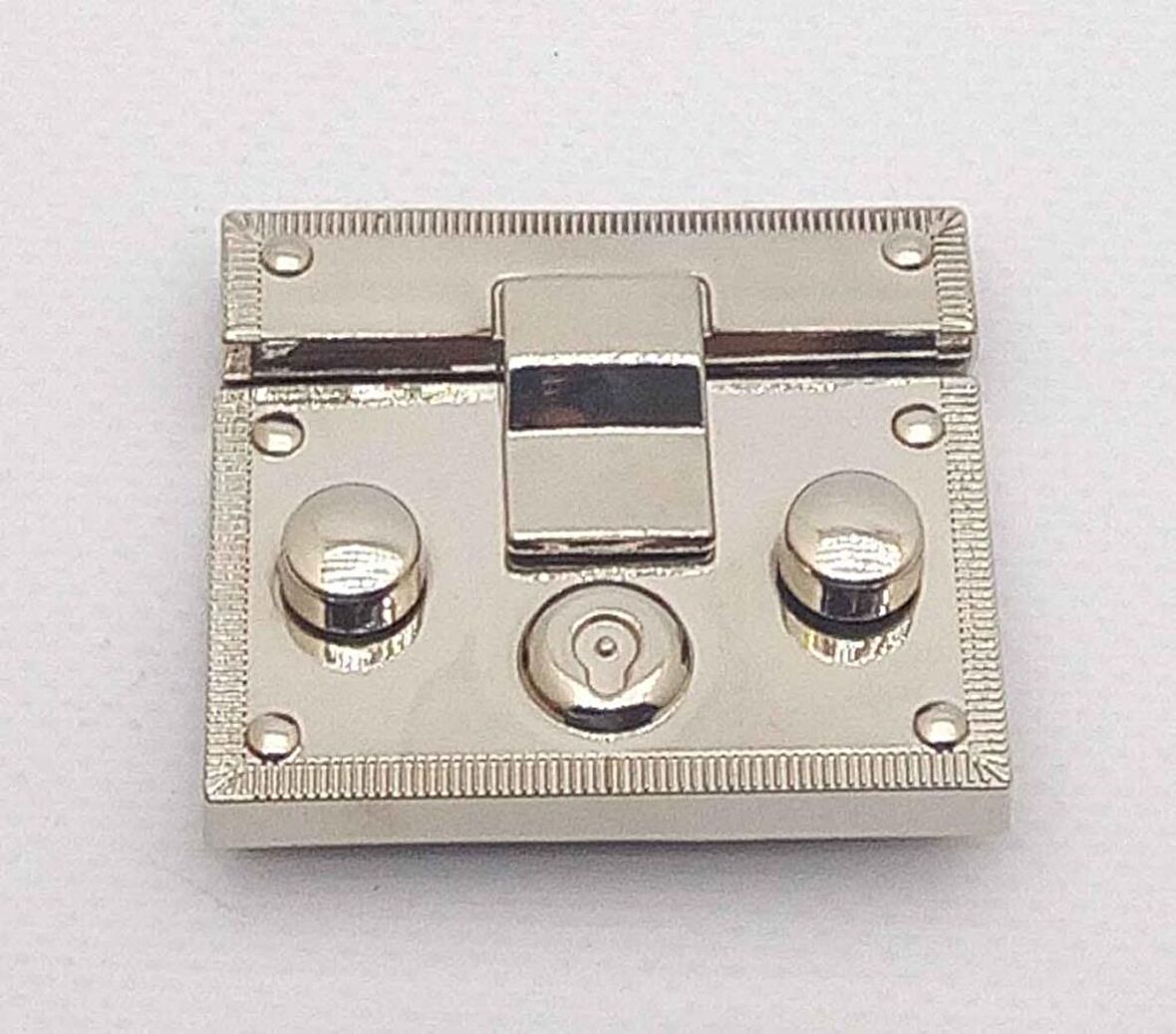 Gümüş Renk Vidalı Çanta Kilidi