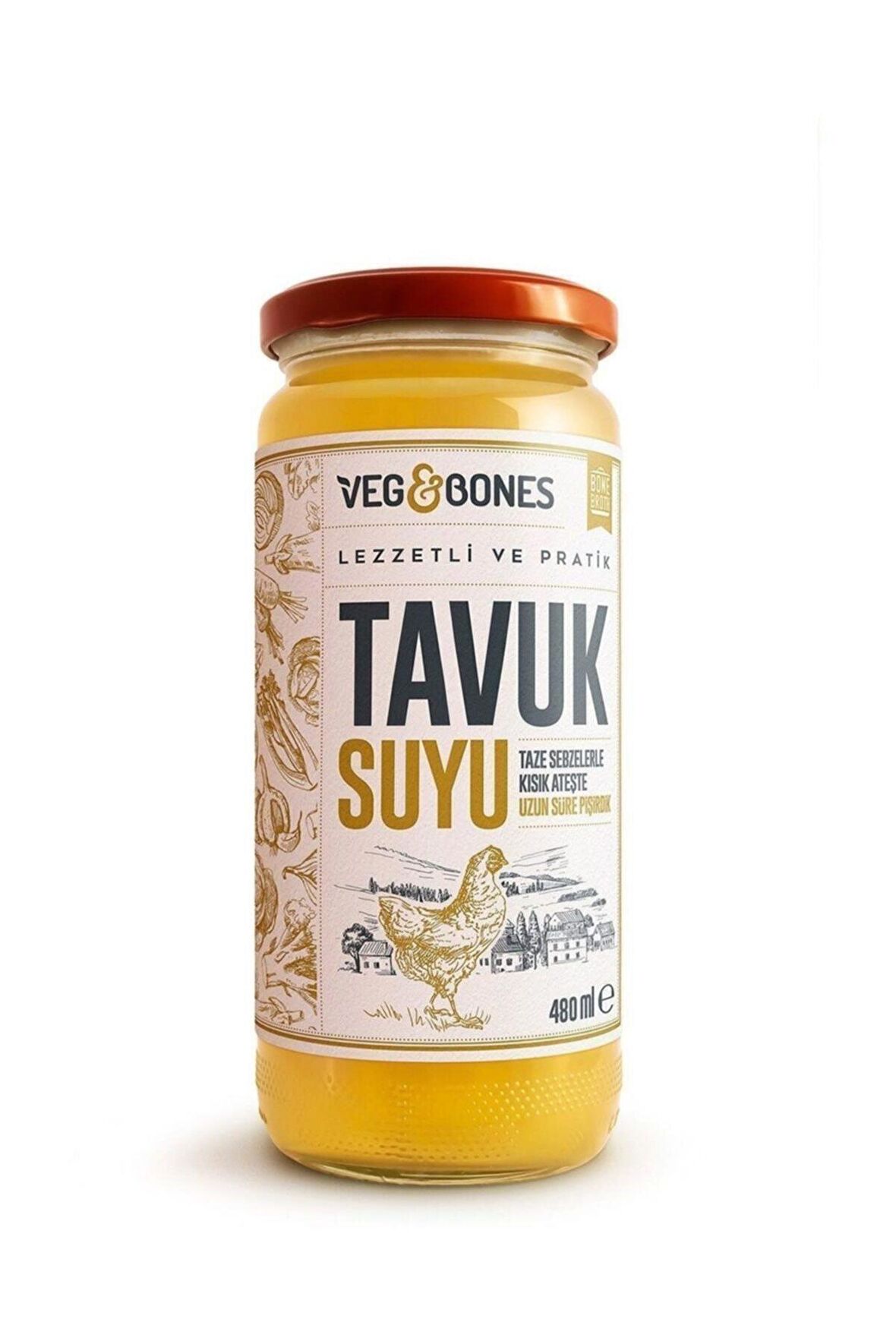 Veg & Bones Tavuk Suyu 480 Ml