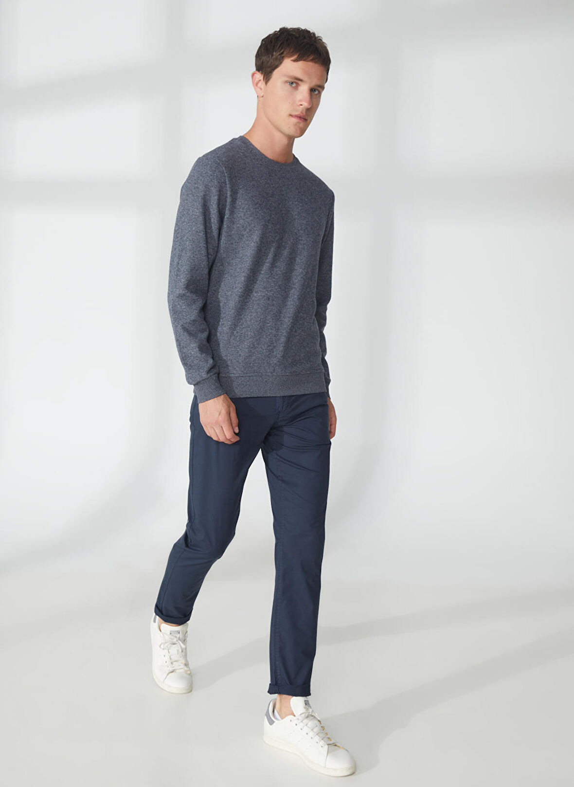 AT.P.CO Normal Bel Normal Paça Slim Fit Lacivert Erkek Pantolon A261DAVE362TC506/TB