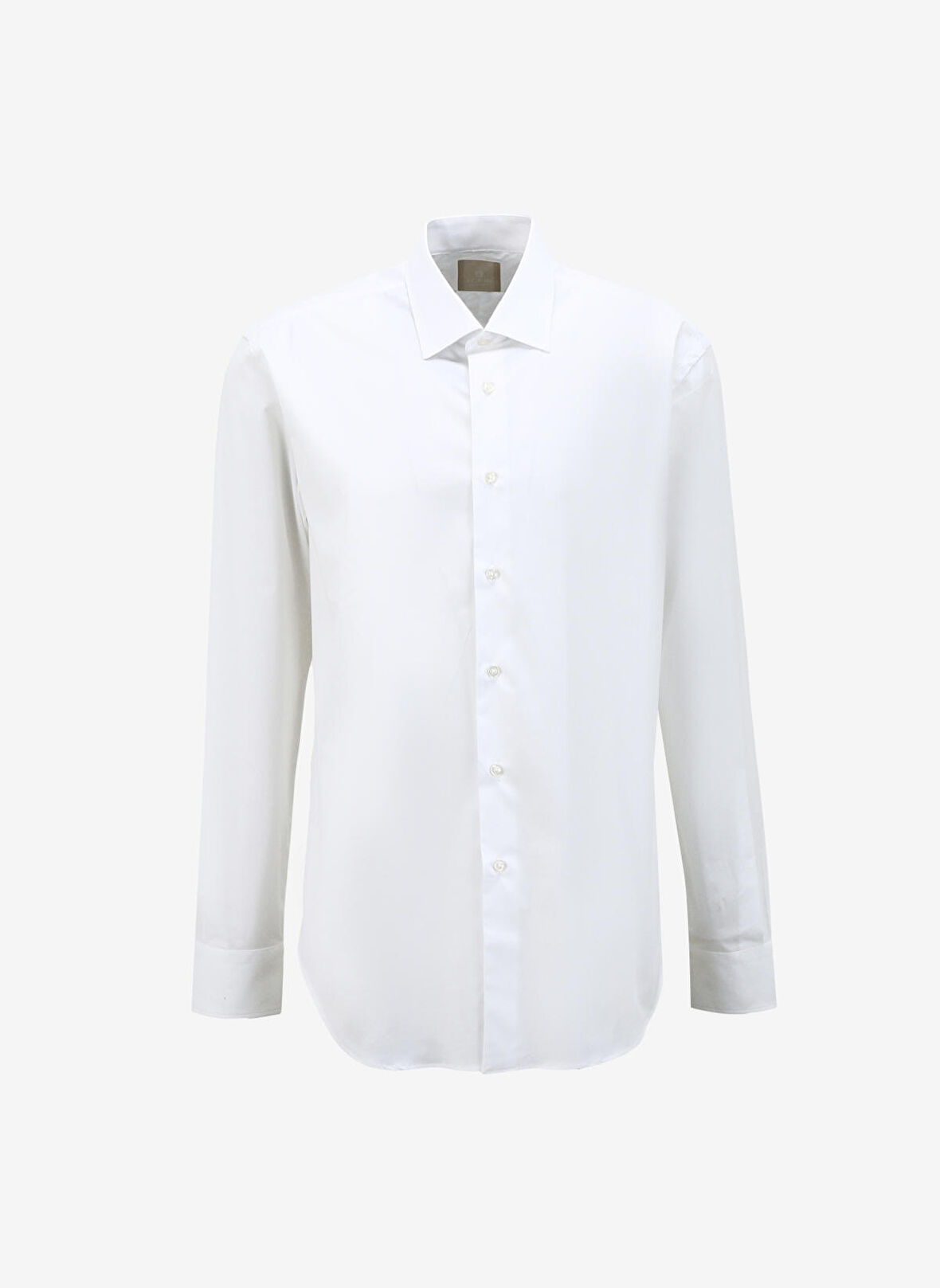 AT.P.CO Slim Fit Gömlek Yaka Beyaz Erkek Gömlek A27602POP-