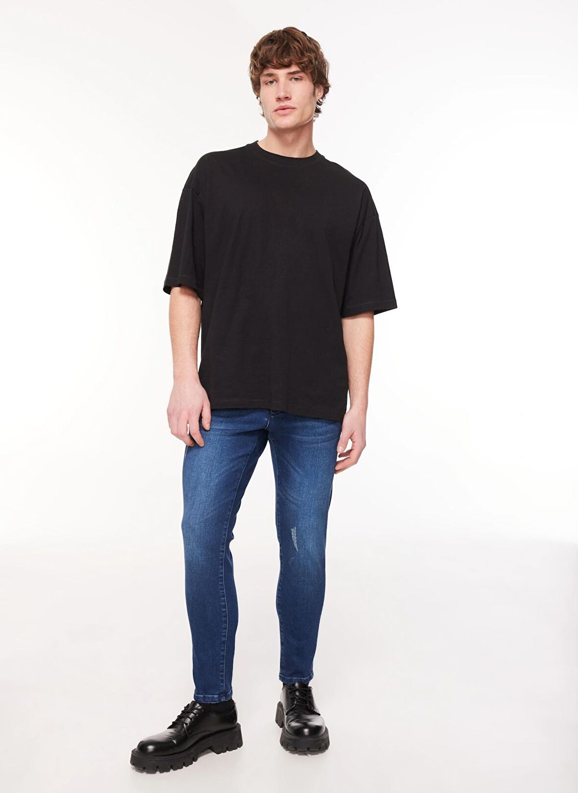 AT.P.CO Normal Bel Normal Paça Slim Fit Erkek Denim Pantolon A271SASA4510300R13