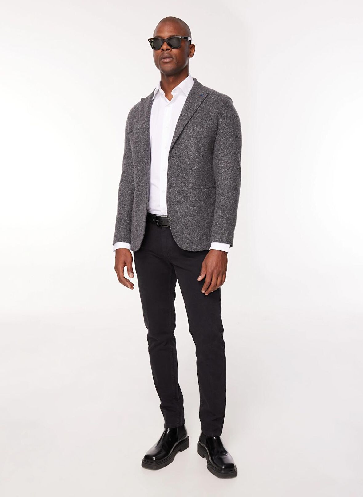 AT.P.CO Slim Fit Koyu Gri Erkek Ceket A272ROGER689L064-