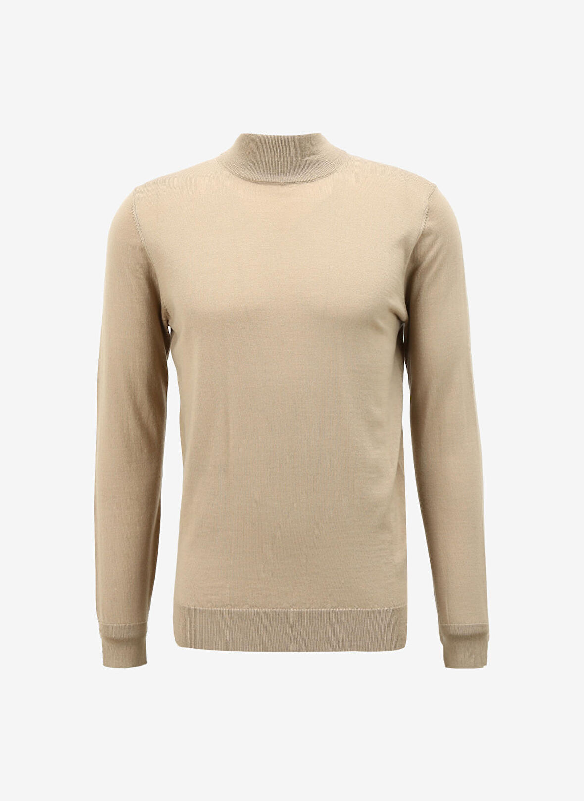 AT.P.CO Yarım Balıkçı Yaka Slim Fit Açık Kahve Erkek Kazak A274A07EMP-
