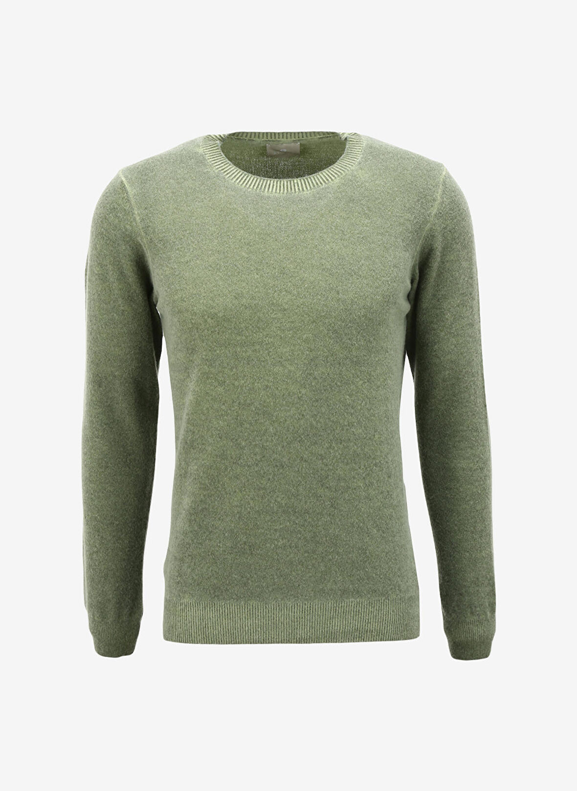 AT.P.CO Bisiklet Yaka Slim Fit Yeşil Erkek Kazak A274S36COLD-