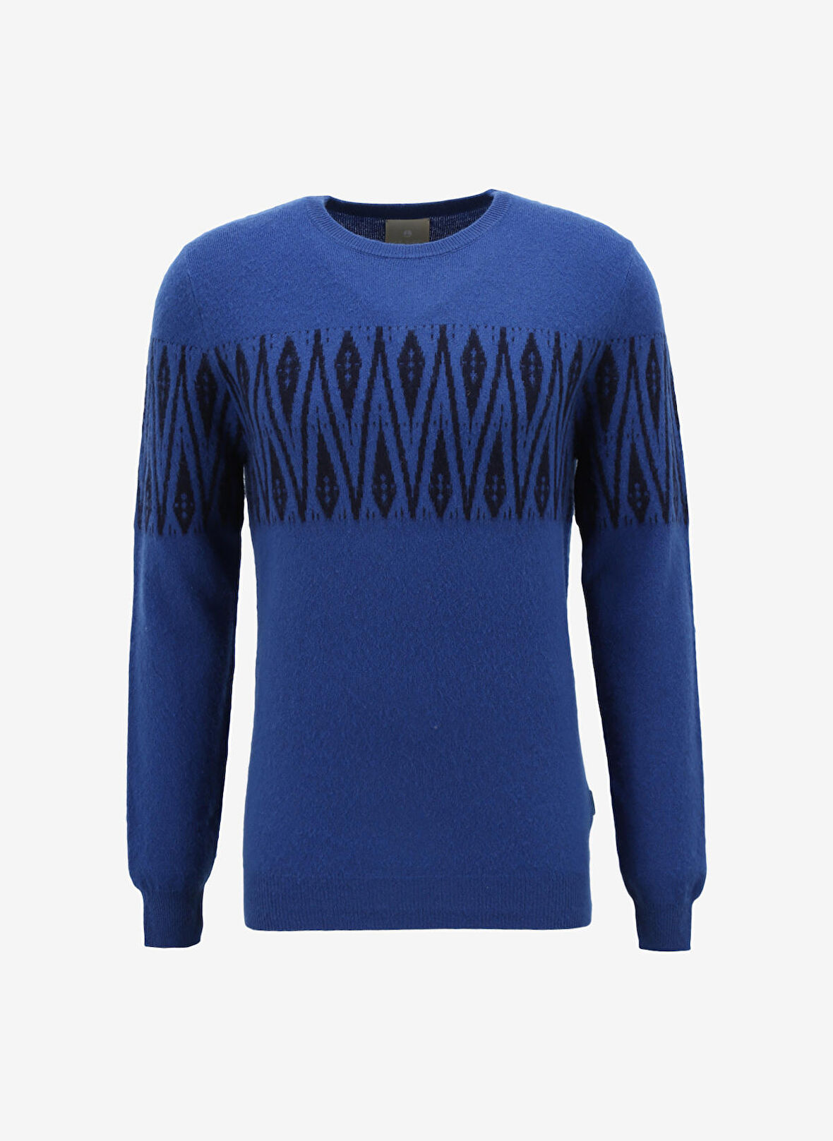 AT.P.CO Bisiklet Yaka Slim Fit Lacivert Erkek Kazak A274A24L126/E-