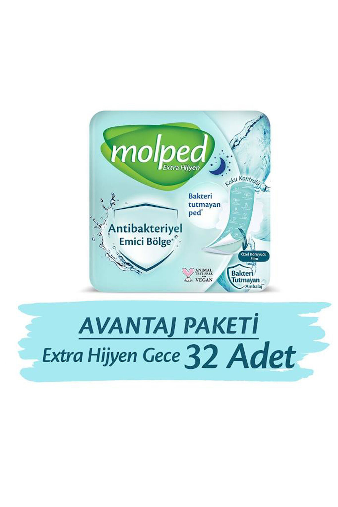 Molped Extra Hijyen Gece Avantaj Paketi 32 Adet