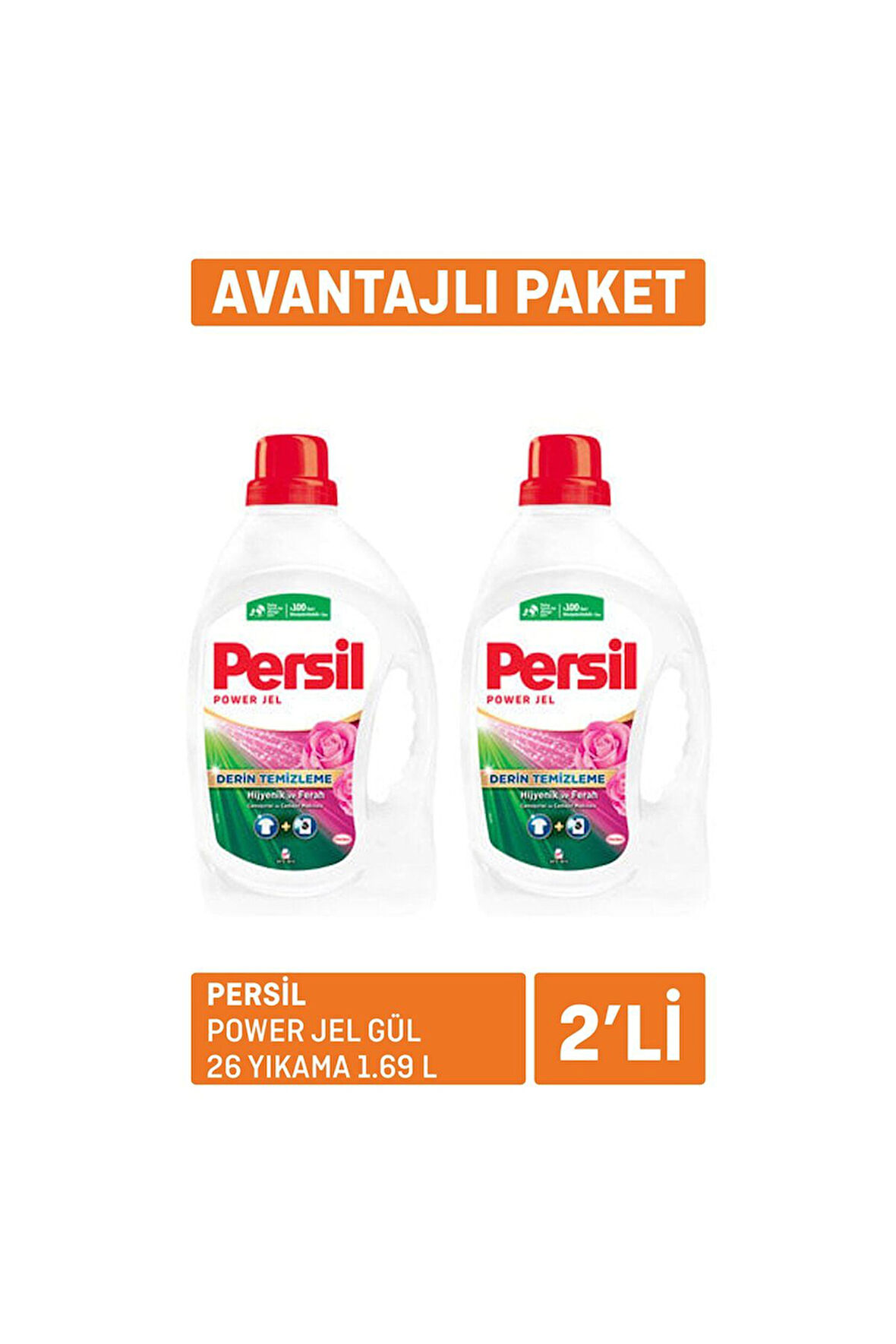 Persil Sıvı Çamaşır Deterjanı Gülün Büyüsü 2 x 1690 ml