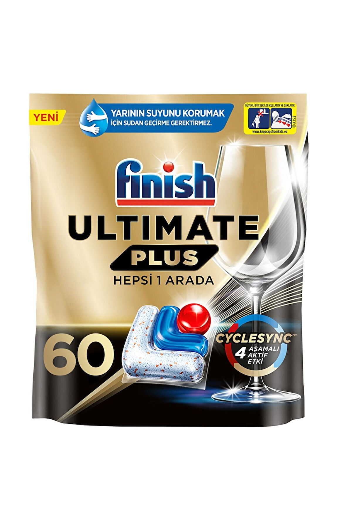 Finish Ultimate Plus Hepsi 1 Arada 60 Tablet 732g