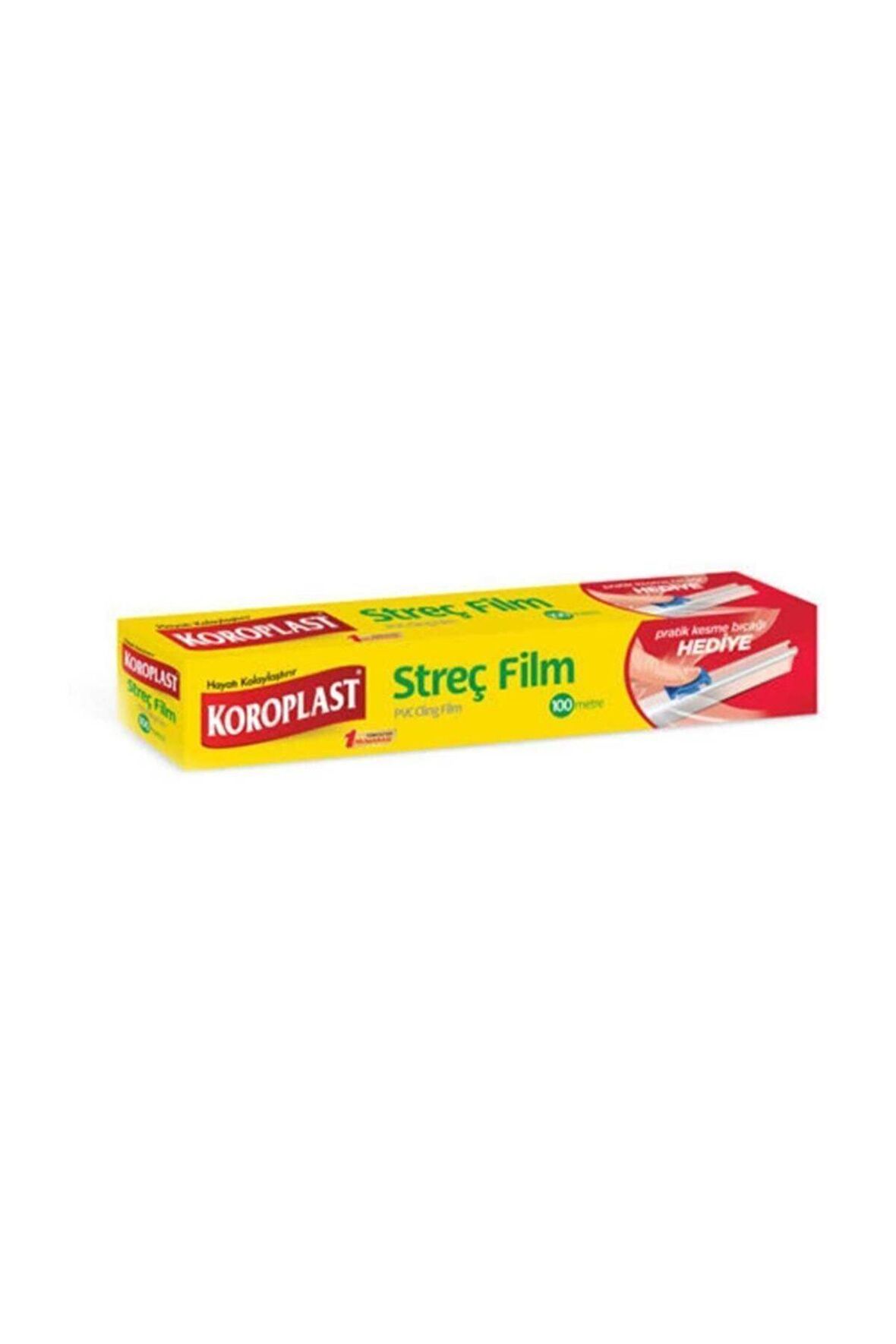 KOROPLAST STREÇ FİLM 30cm 100MT (BIÇAK HEDİYELİ) 30cm*99m 