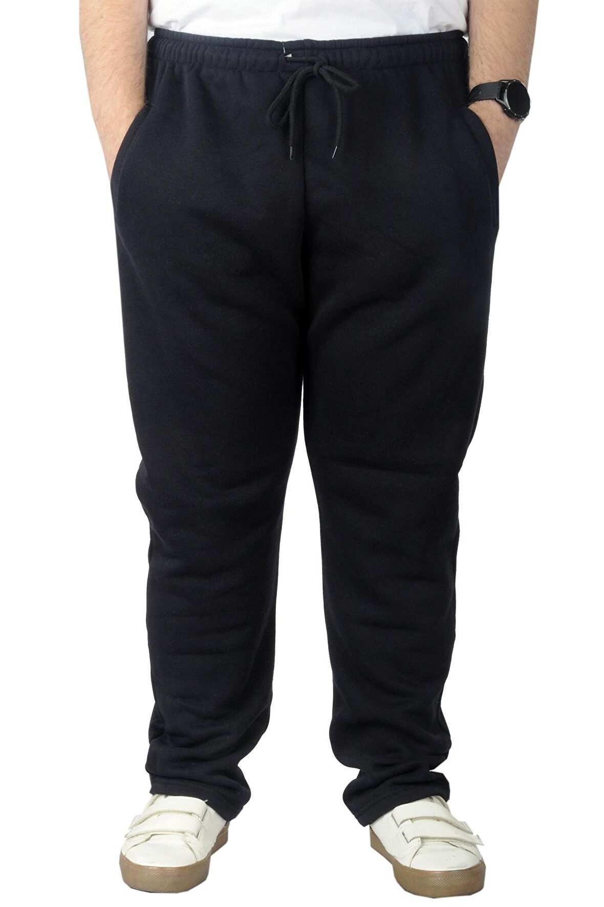 Mode XL Büyük Beden Erkek Eşofman Altı Classic 3 İp 11103 Lacivert