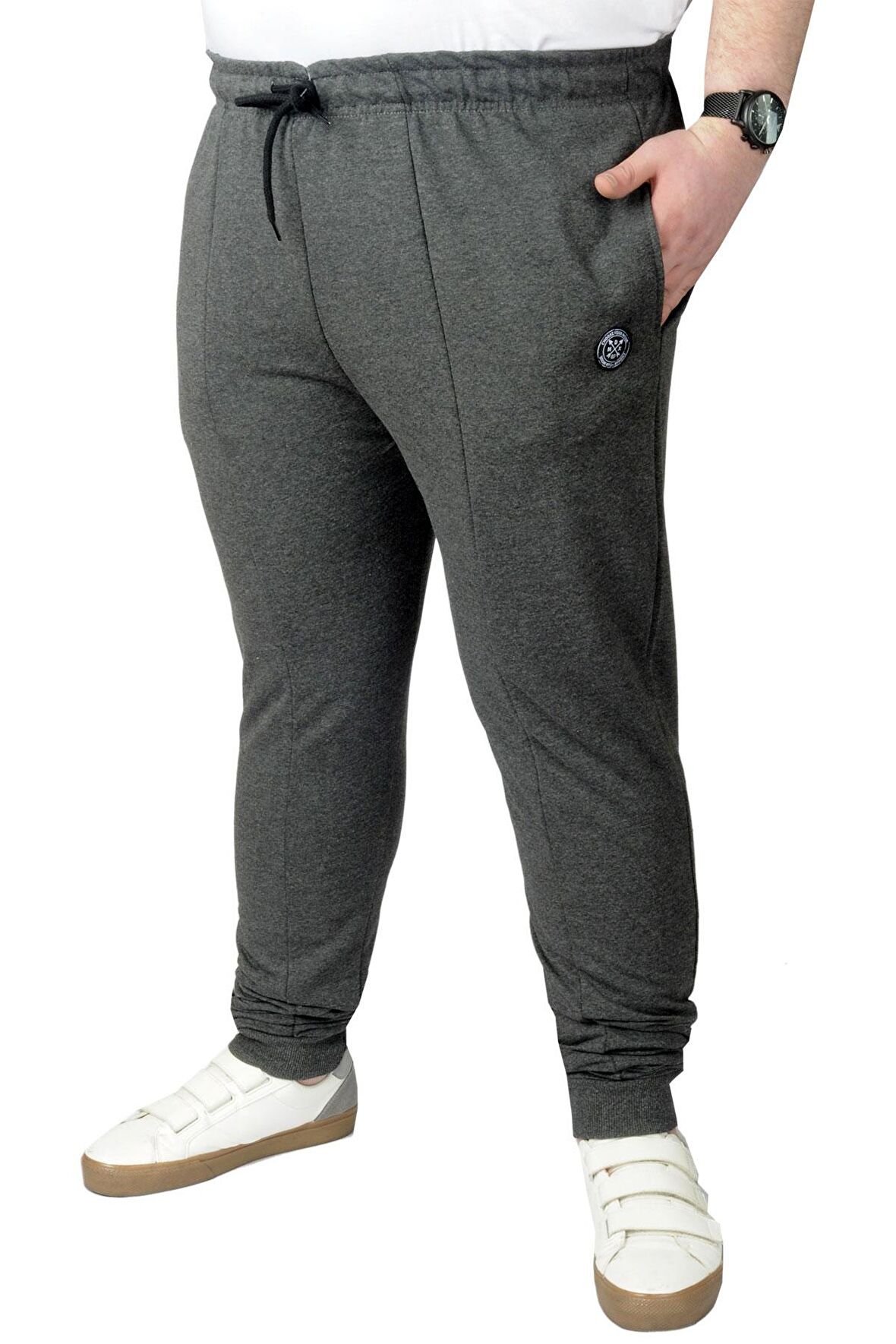 Mode XL Büyük Beden Eşofman Altı Parçalı MD 22014 Antramelanj