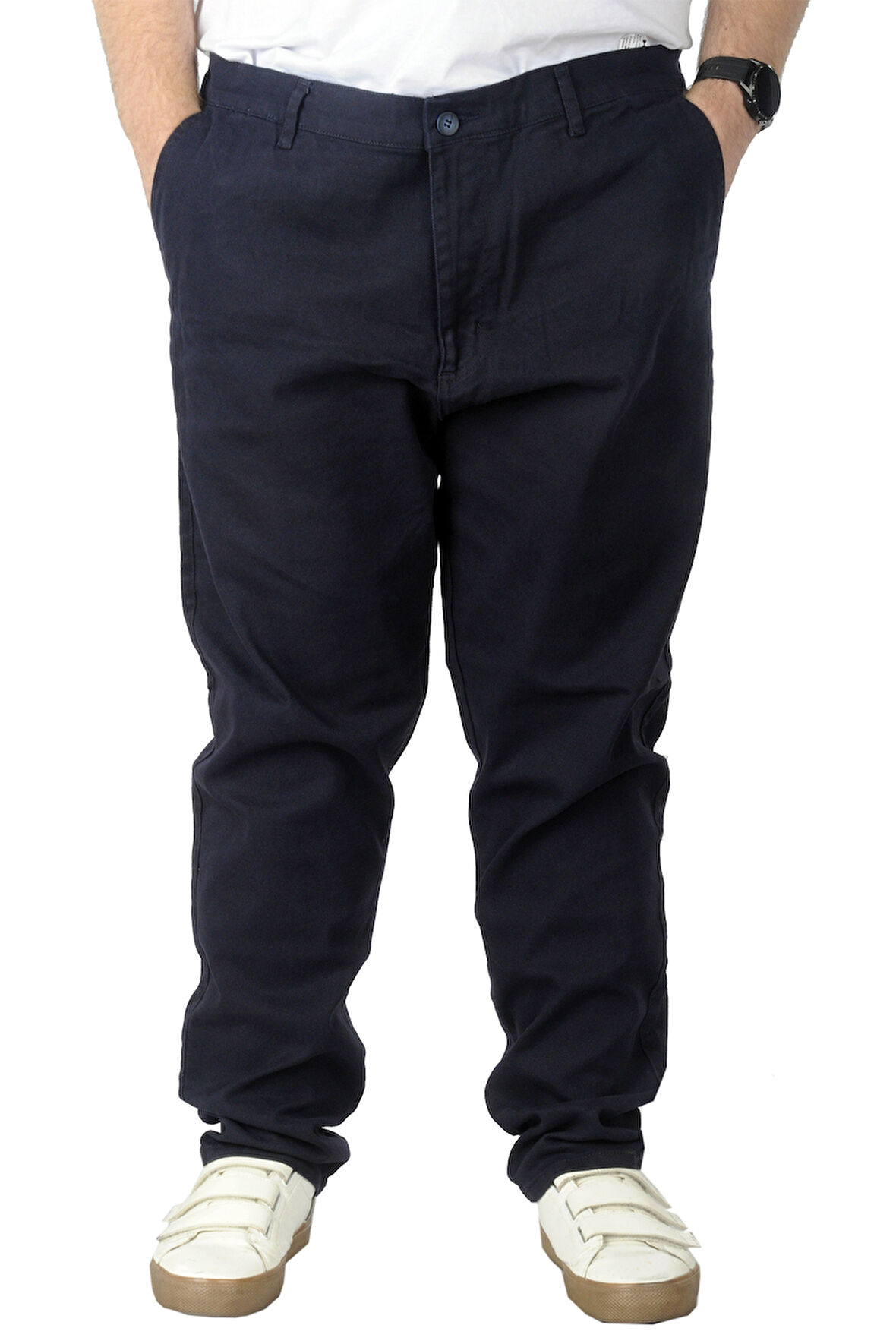 Mode XL Büyük Beden Erkek Gabardin Pantolon Doğa 22850 Lacivert