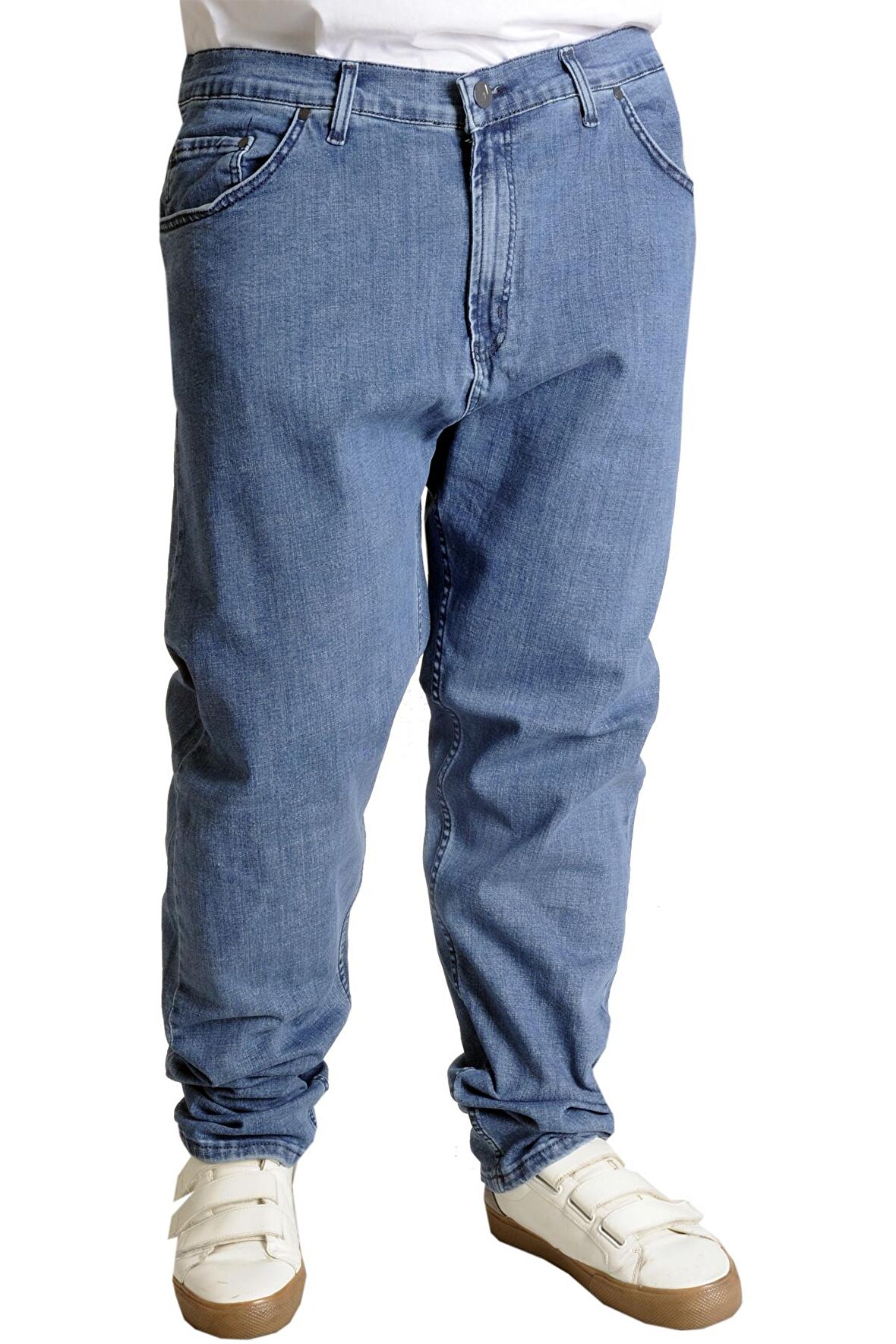 Mode XL Erkek Kot Pantolon Klasik Hunter Blue 22935 Mavi