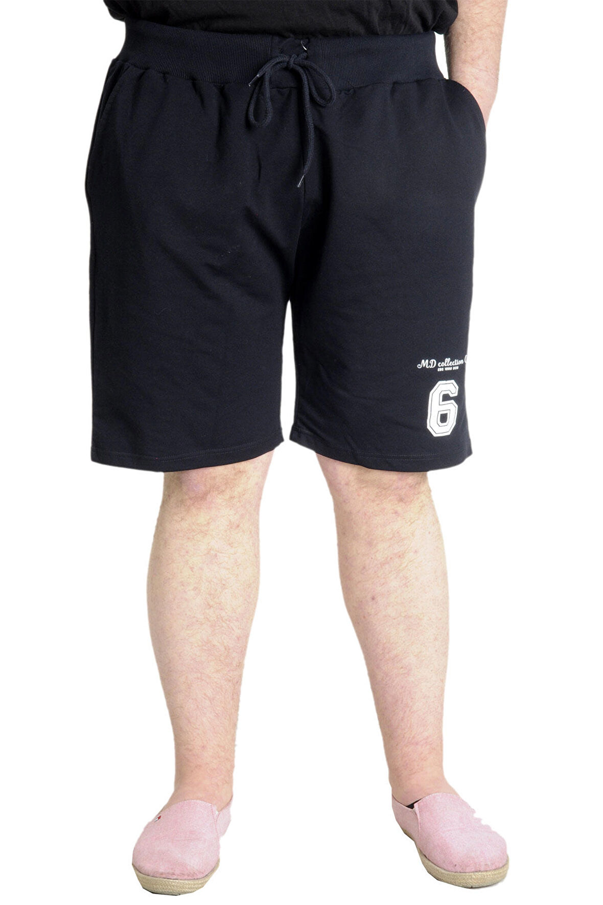 Mode XL Büyük Beden Erkek Kapri MD COLLECTION 23411 Lacivert