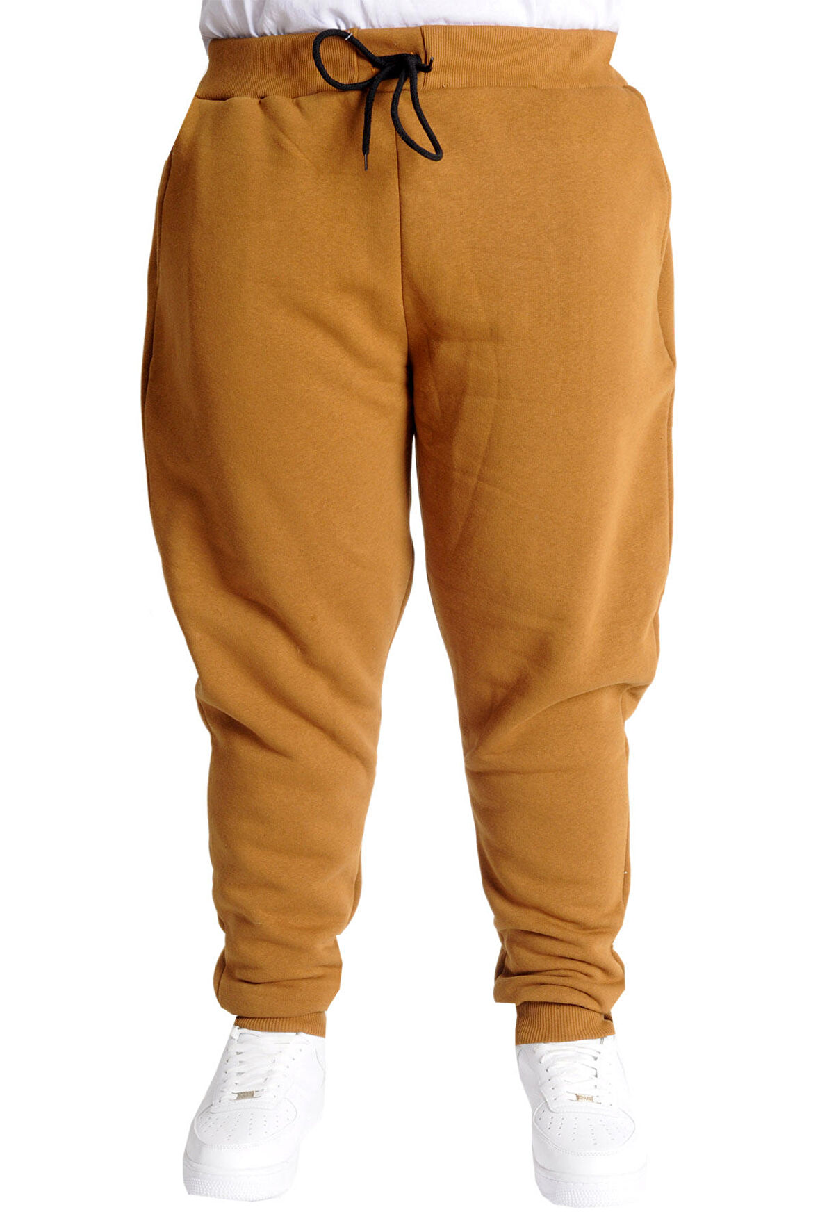 Mode XL Büyük Beden Erkek Eşofman Altı 3 İplik 20583 Camel