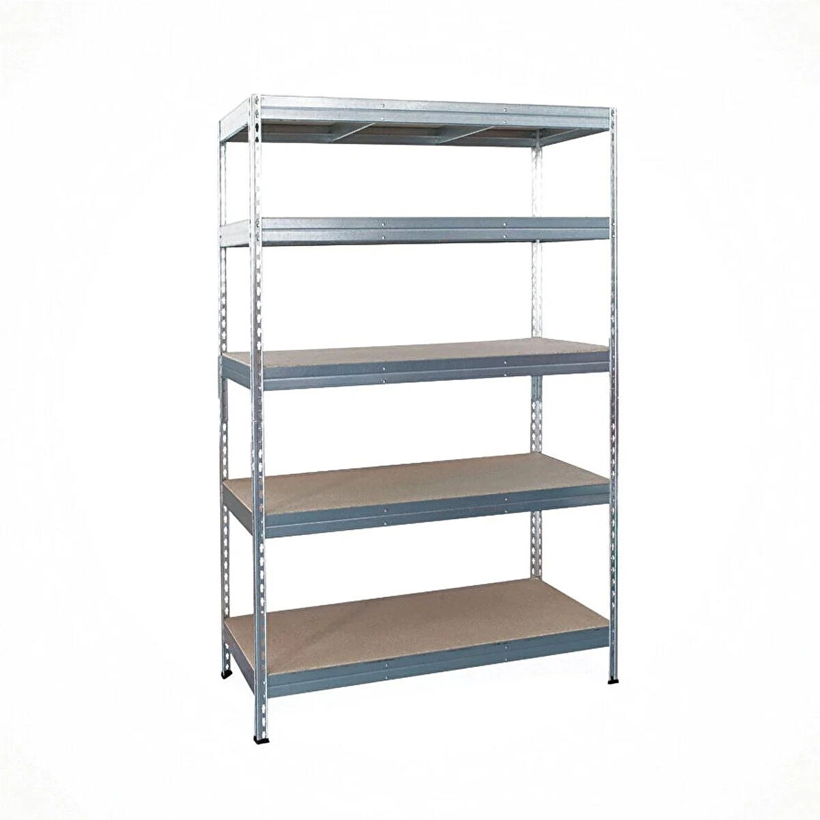 GALVANİZ METAL RAFSİTEMİ 5 KATLI 180*120*45 CM ÖLÇÜLERİNDE