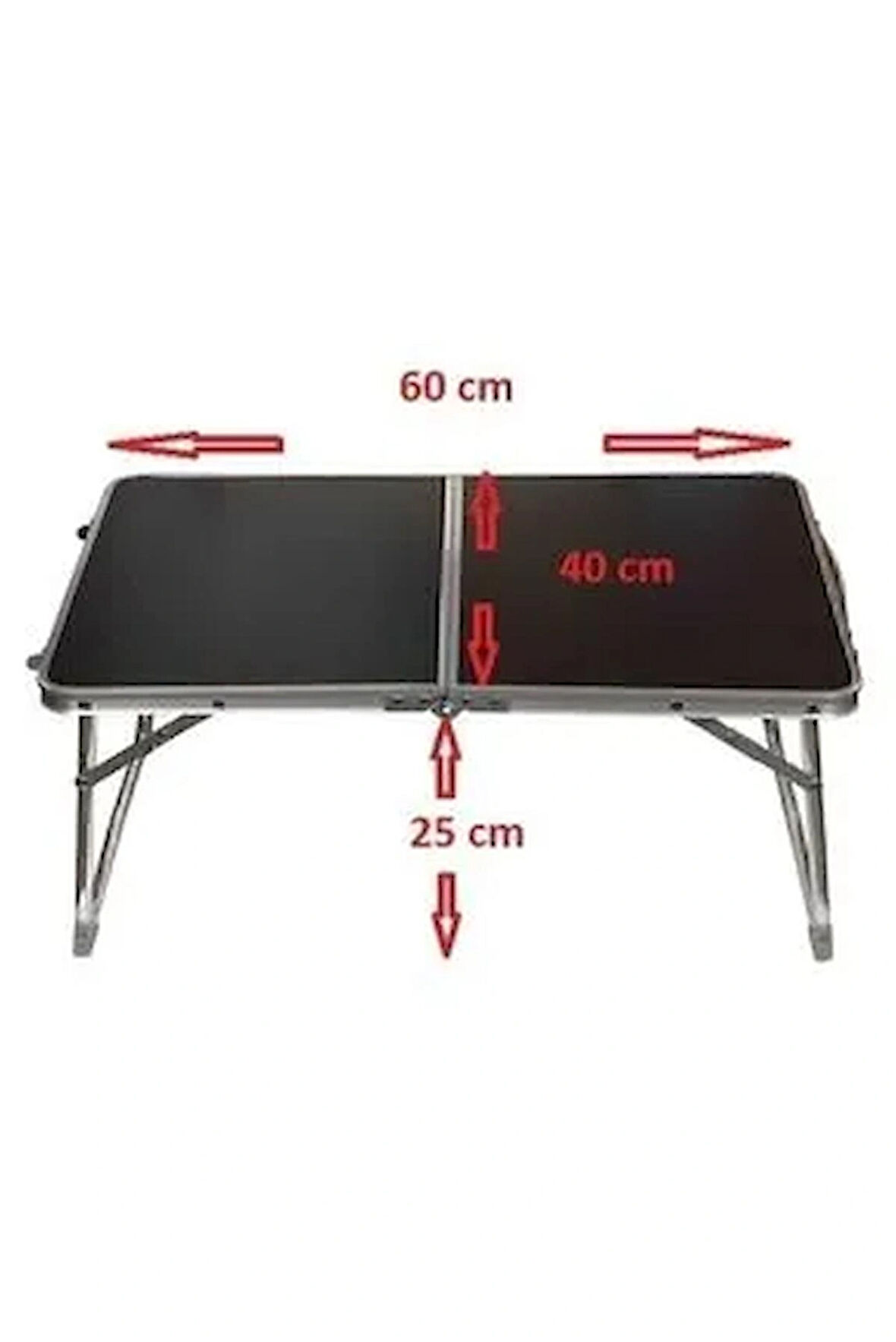 KATLANIR KAMP SEHPASI ÇANTA TİPİ 60*40 CM YÜKSEKLİK 25 CM ÖLÇÜLERİNDE KAMP MASASI
