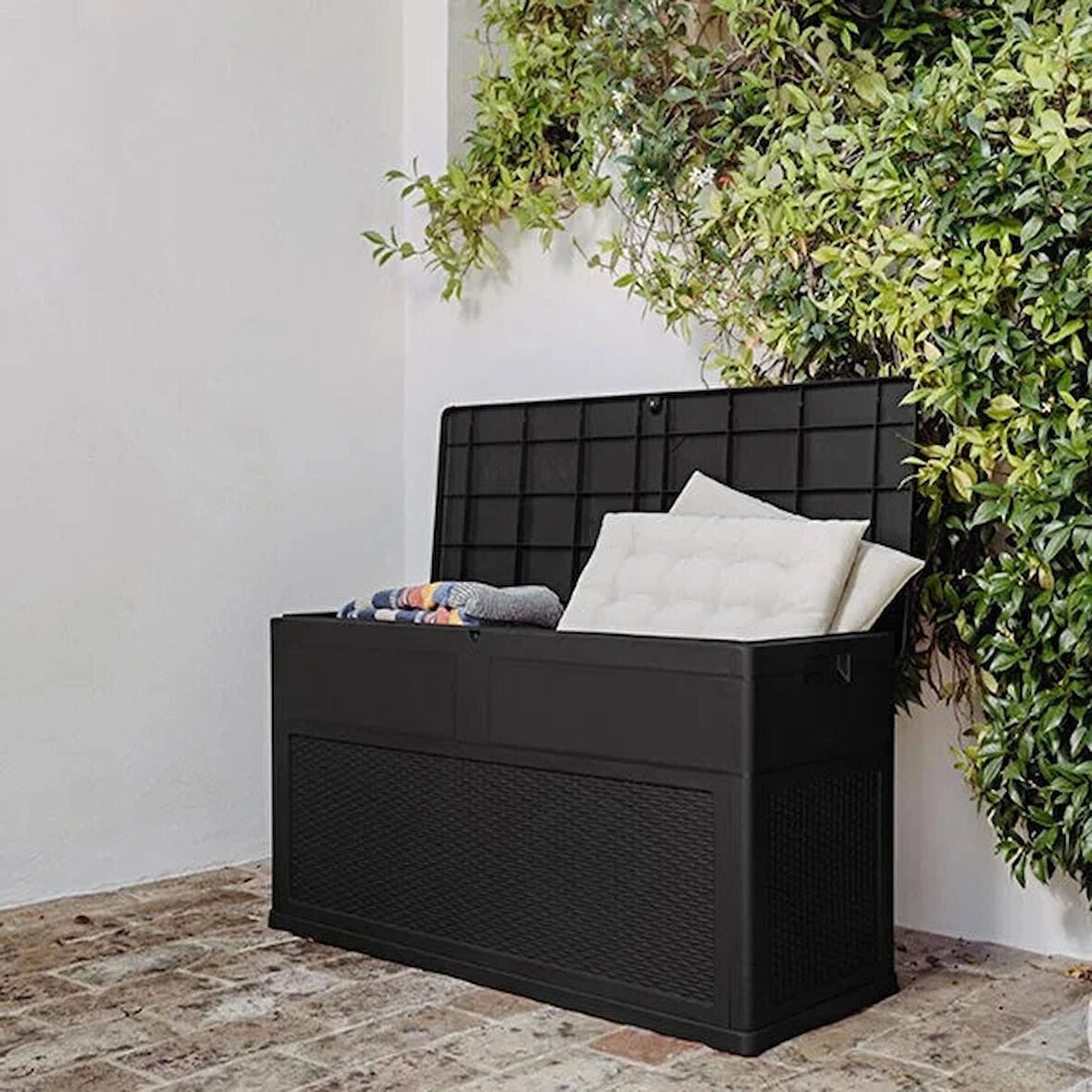 BAHÇE BALKON DEPOLAMA SANDIĞI 320 LT 119*46*60 CM