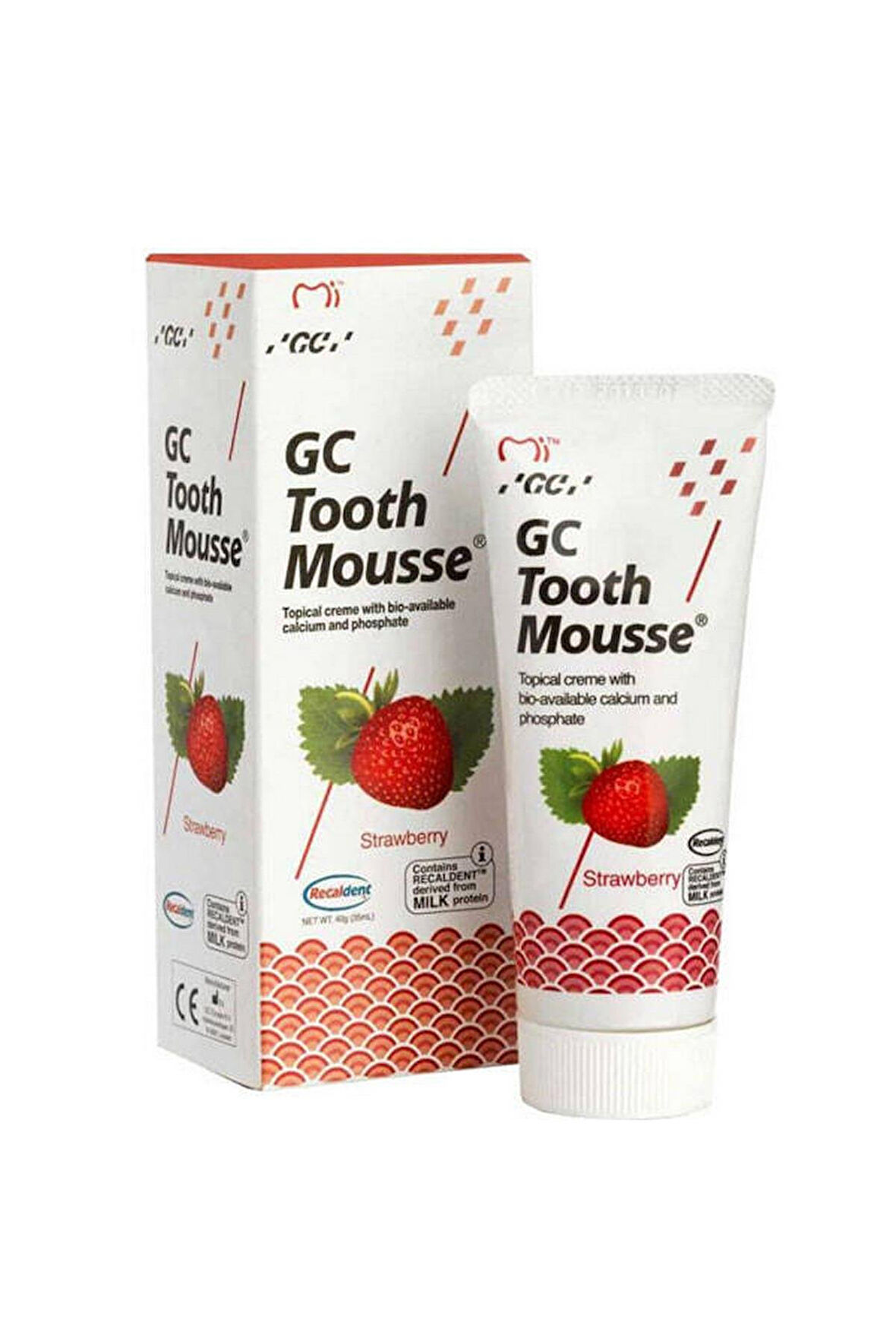 Gc Tooth Mousse Çilek Aromalı 40 gr 
