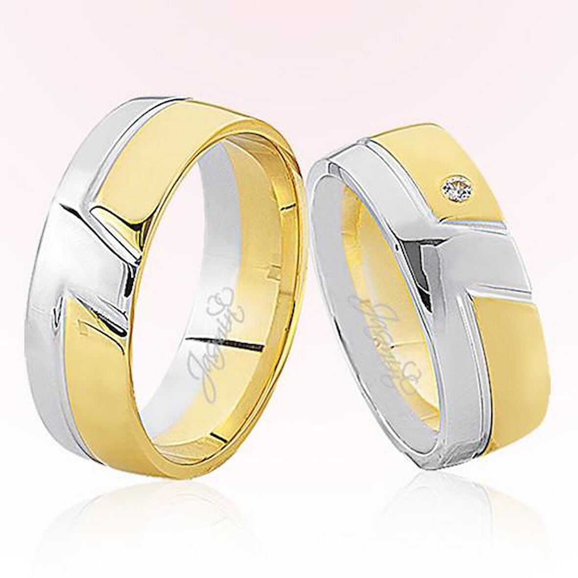 Sarı Beyaz Altın Alyans 2001-2