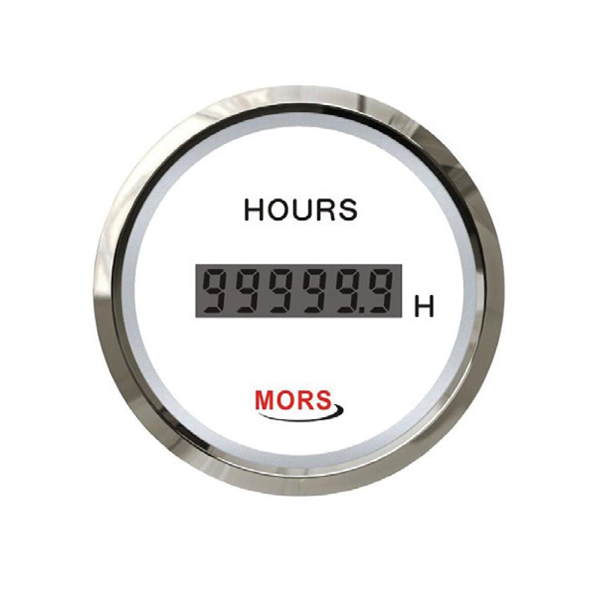 Mors Dijital Motor Zaman Saati 12-24 Volt Beyaz