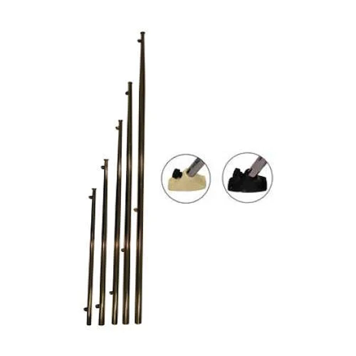 Sealux Bayrak Direği Konik Ø25Mm Boy:150Cm Cr-Ni