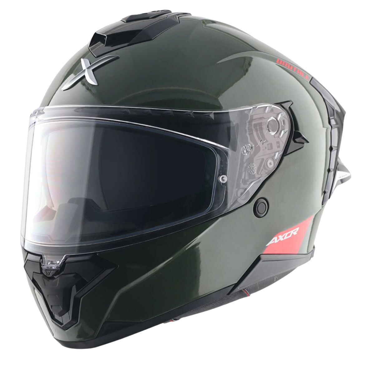 Axor Brutale SC Kask Battle Green - Pinlock Dahil