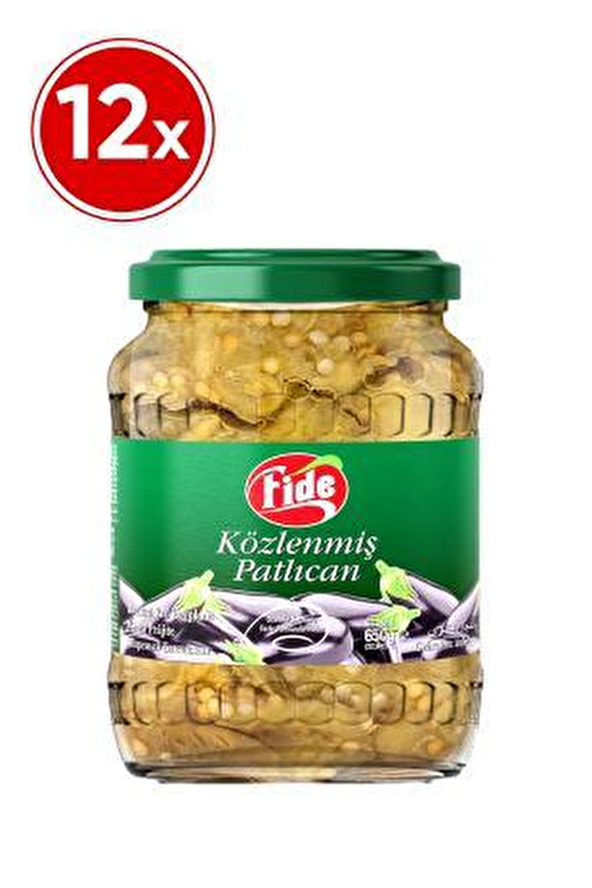 Fide Közlenmiş Patlıcan 12 x 650 G