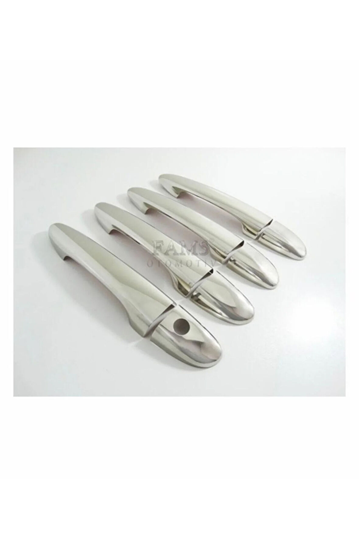 Mazda 2 Uyumlu Krom Kapı Kolu 4 Kapı P. Çelik 2007-2015