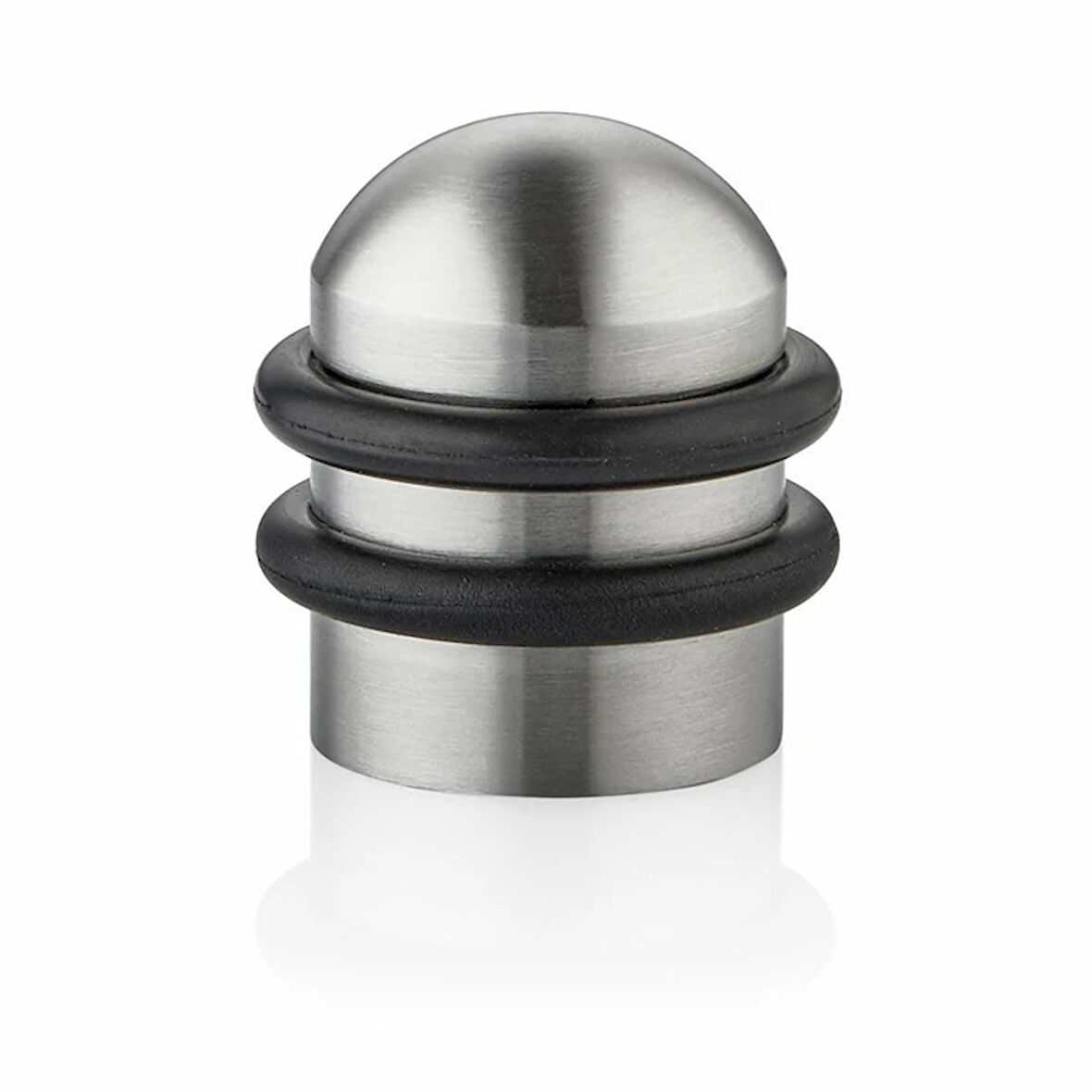 Canex Yer Kapı Tamponu Kauçuklu Yuvarlak (Paslanmaz)