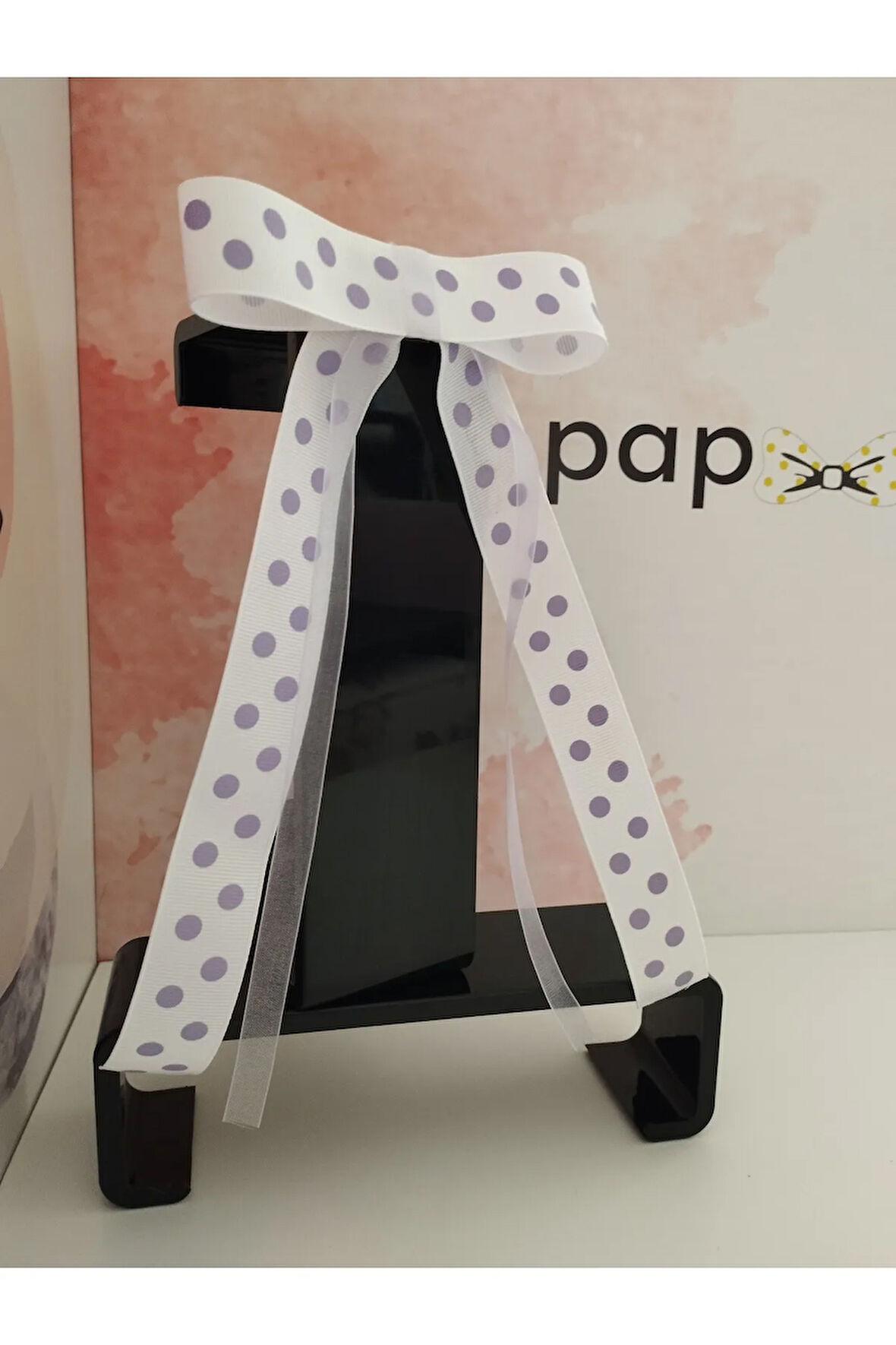 Fiyonk Kurdele Toka - Beyaz - Organik & El Yapımı