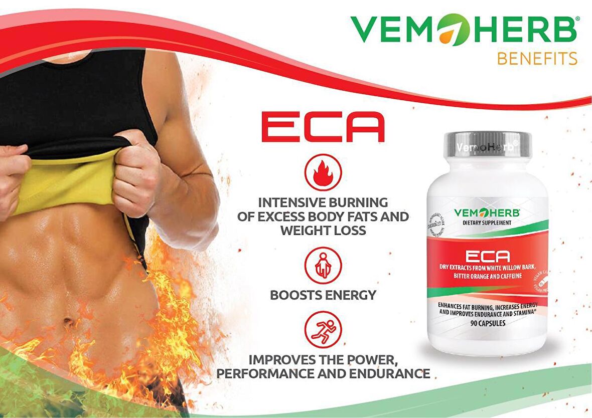 VEMOHERB ECA FAT BURNER 90 Caps.