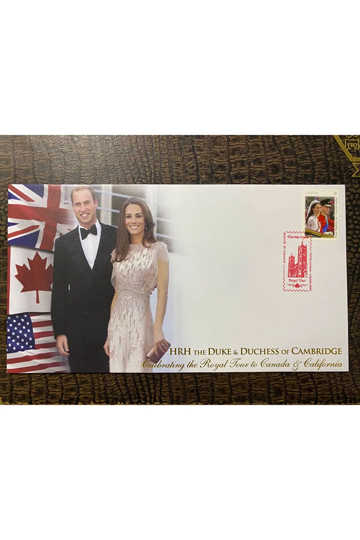 2011 İngiltere Kraliyet HRH THE DUKE & DUCHESS OF CAMBRİDGE Celebrating the Royal Tour to Canada an
