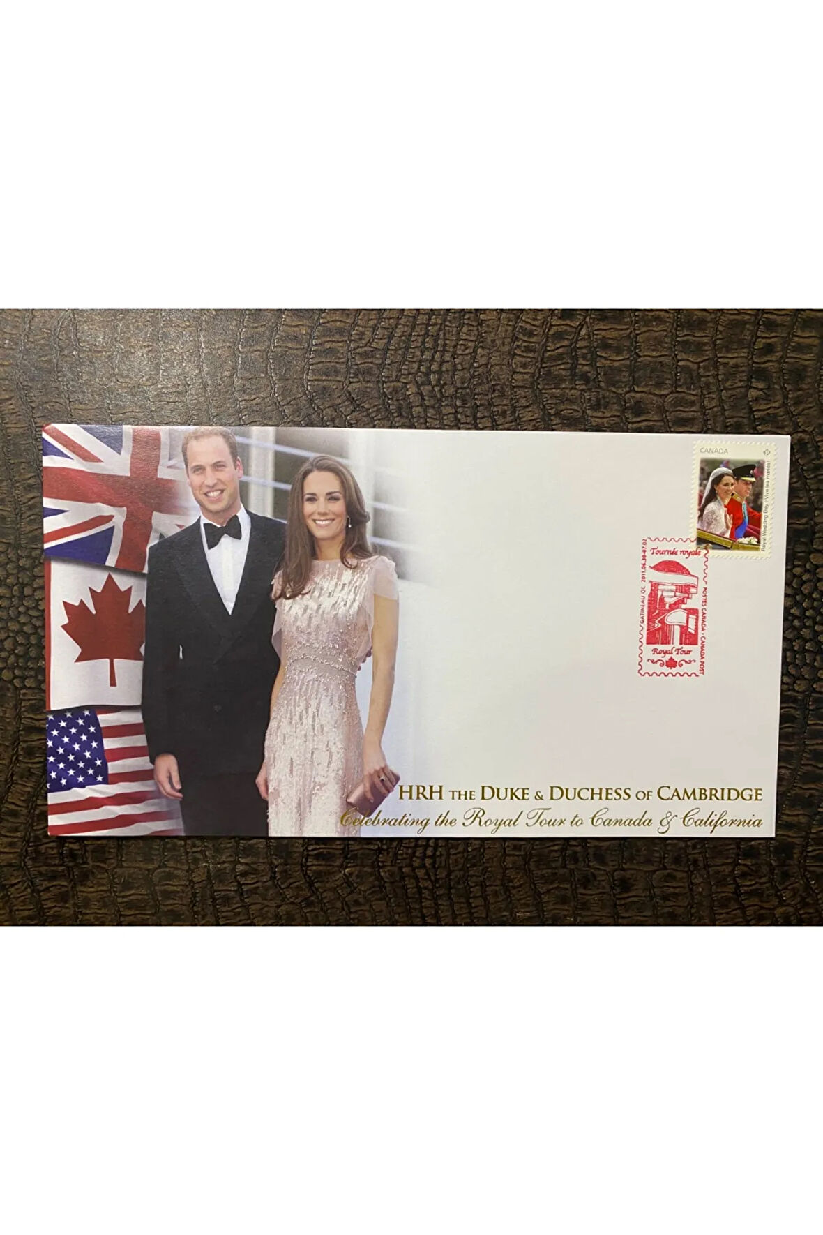 2011 İngiltere Kraliyet HRH THE DUKE & DUCHESS OF CAMBRİDGE Celebrating the Royal Tour to Canada an