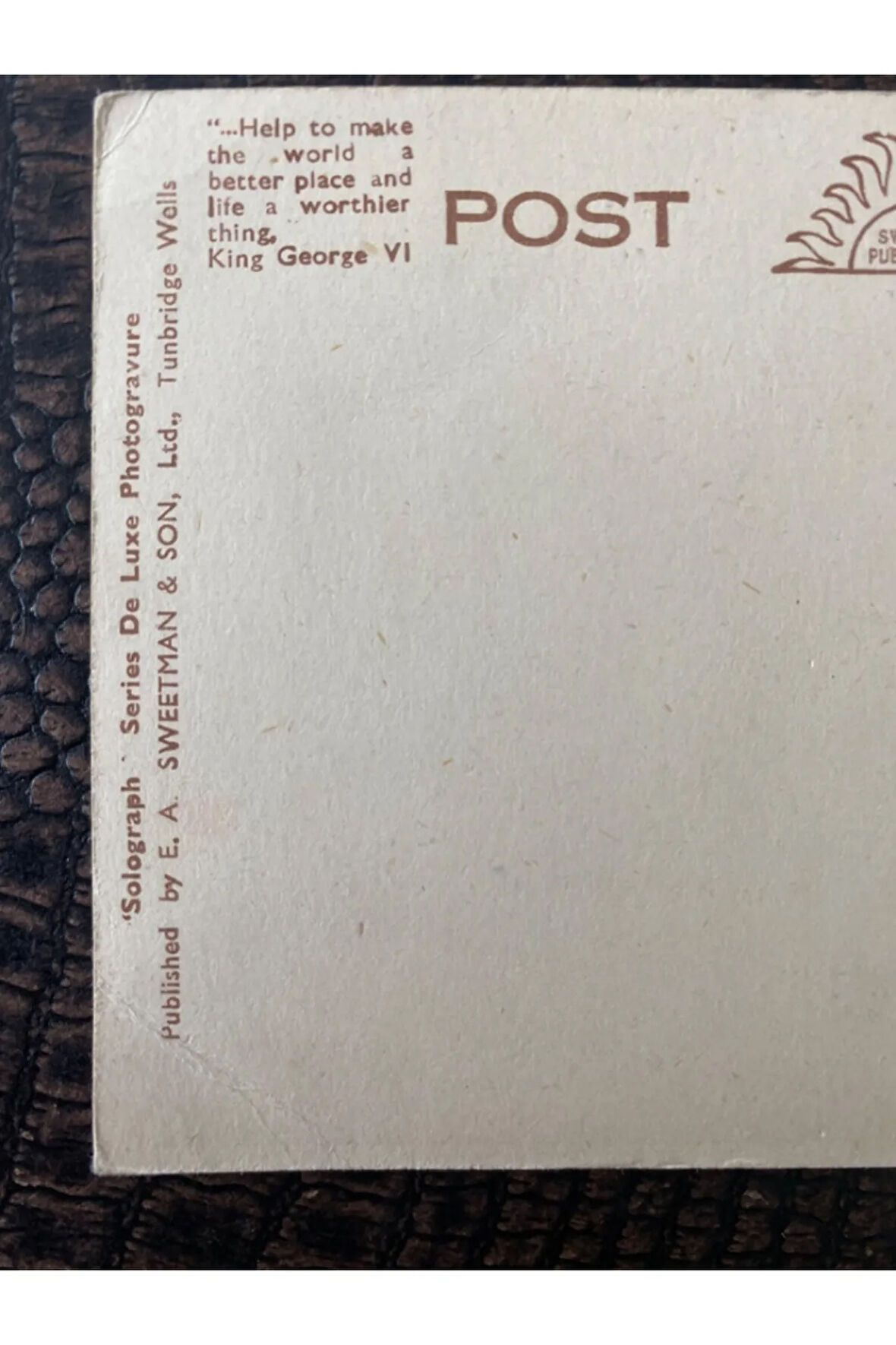1950'li yıllarından İngiltere E.A. Sweetman and Sons Kartpostal "EXETER CATHEDRAL FROM N.W."