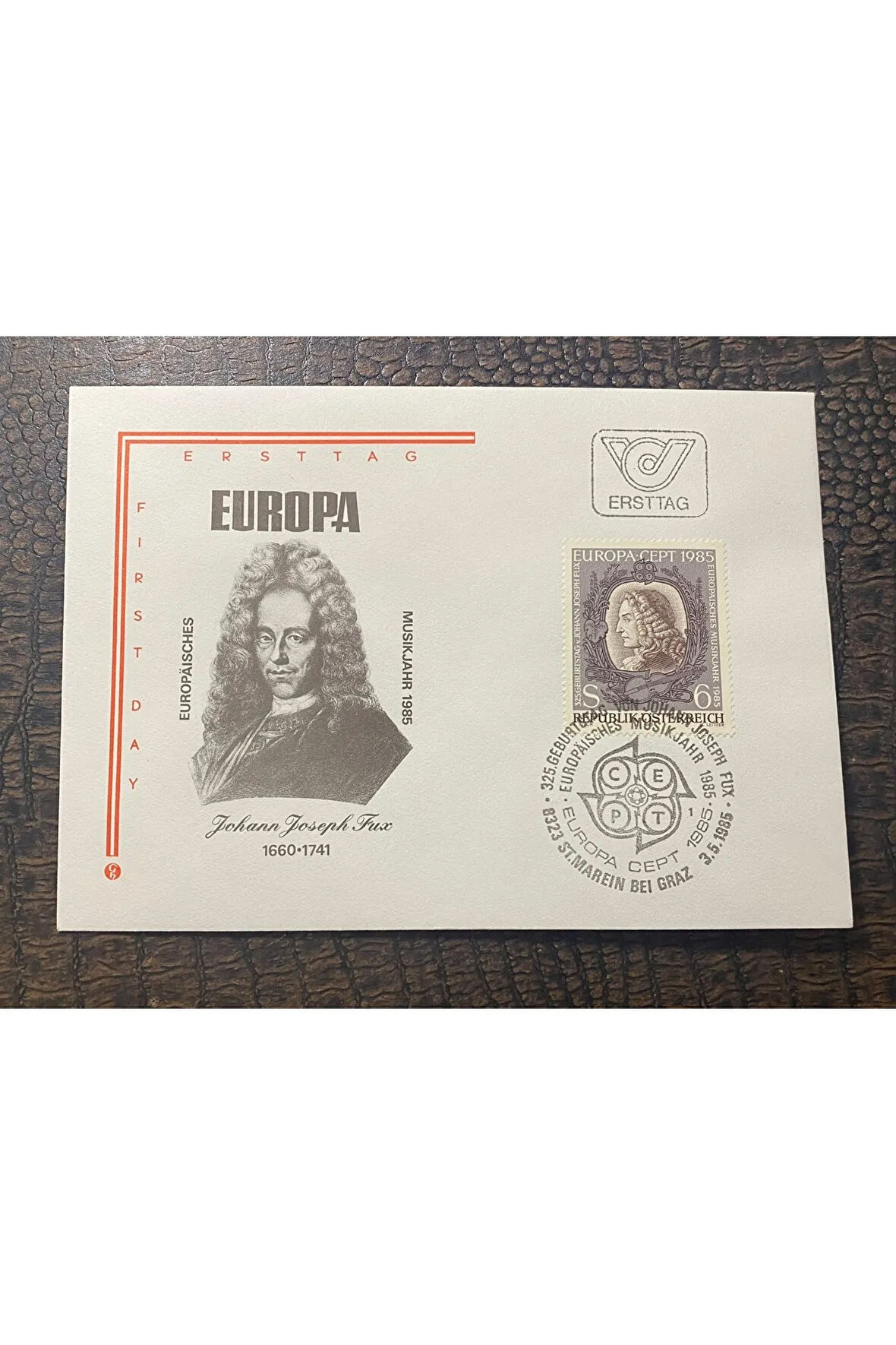 Österreich FDC AVUSTURYA 1985 Özel Pullu Özel Damgalı İlkgün Zarfı