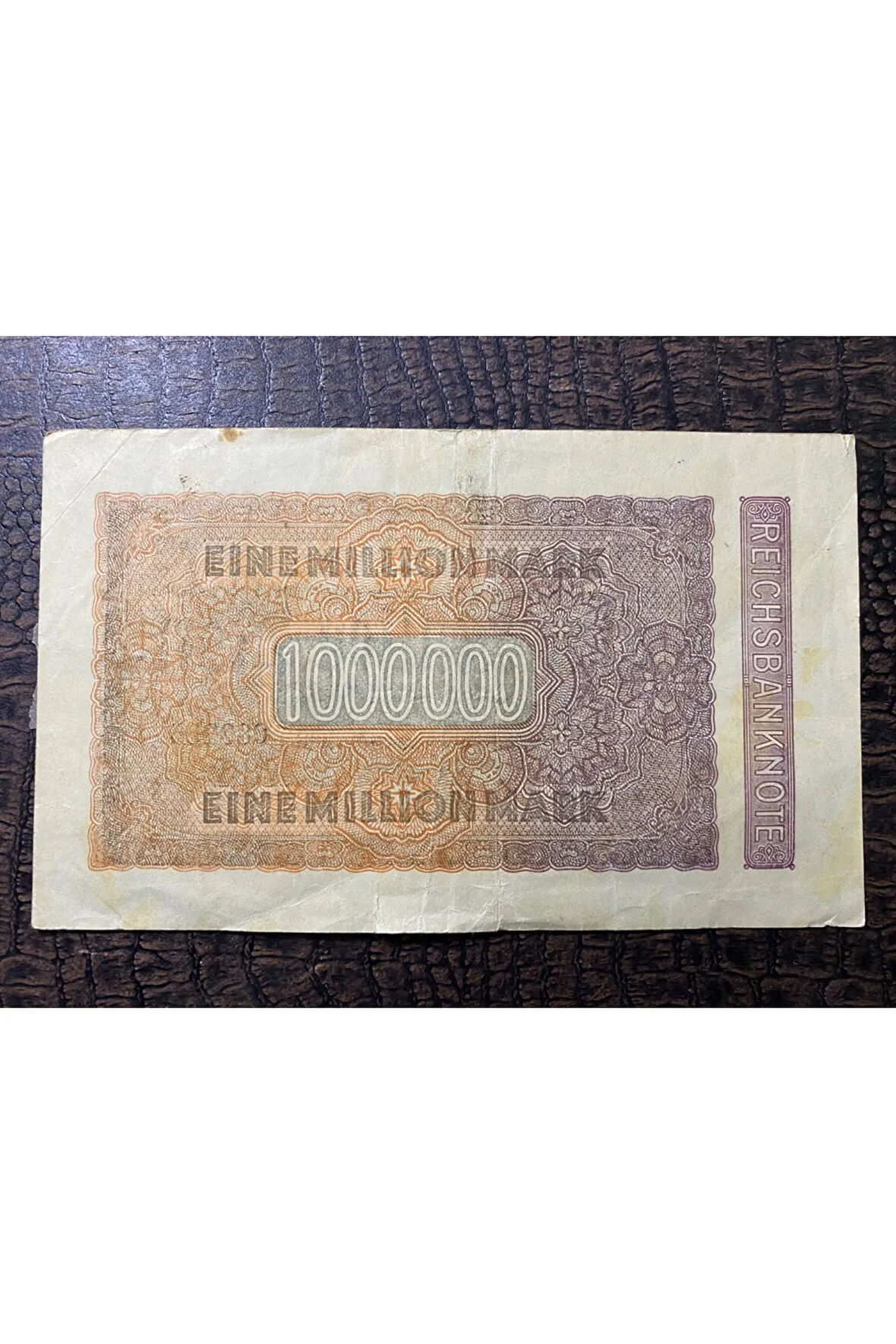 Alman İmparatorluğu 1 Milyon Mark 1923 Deutsches Reich Eine Million Mark