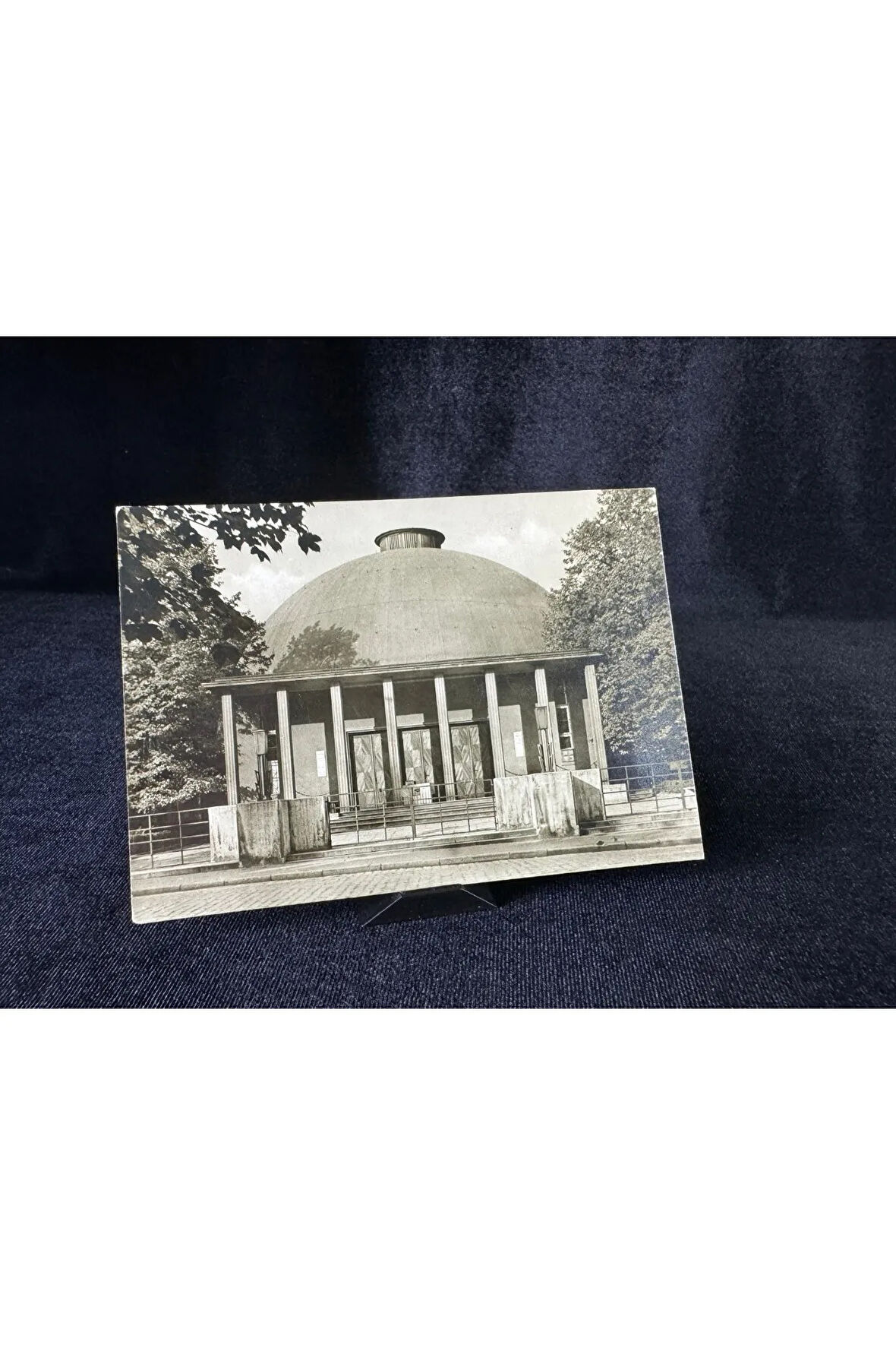 1961 DDR Doğu Almanya Planetarium Jena postadan geçmiş Kartpostal