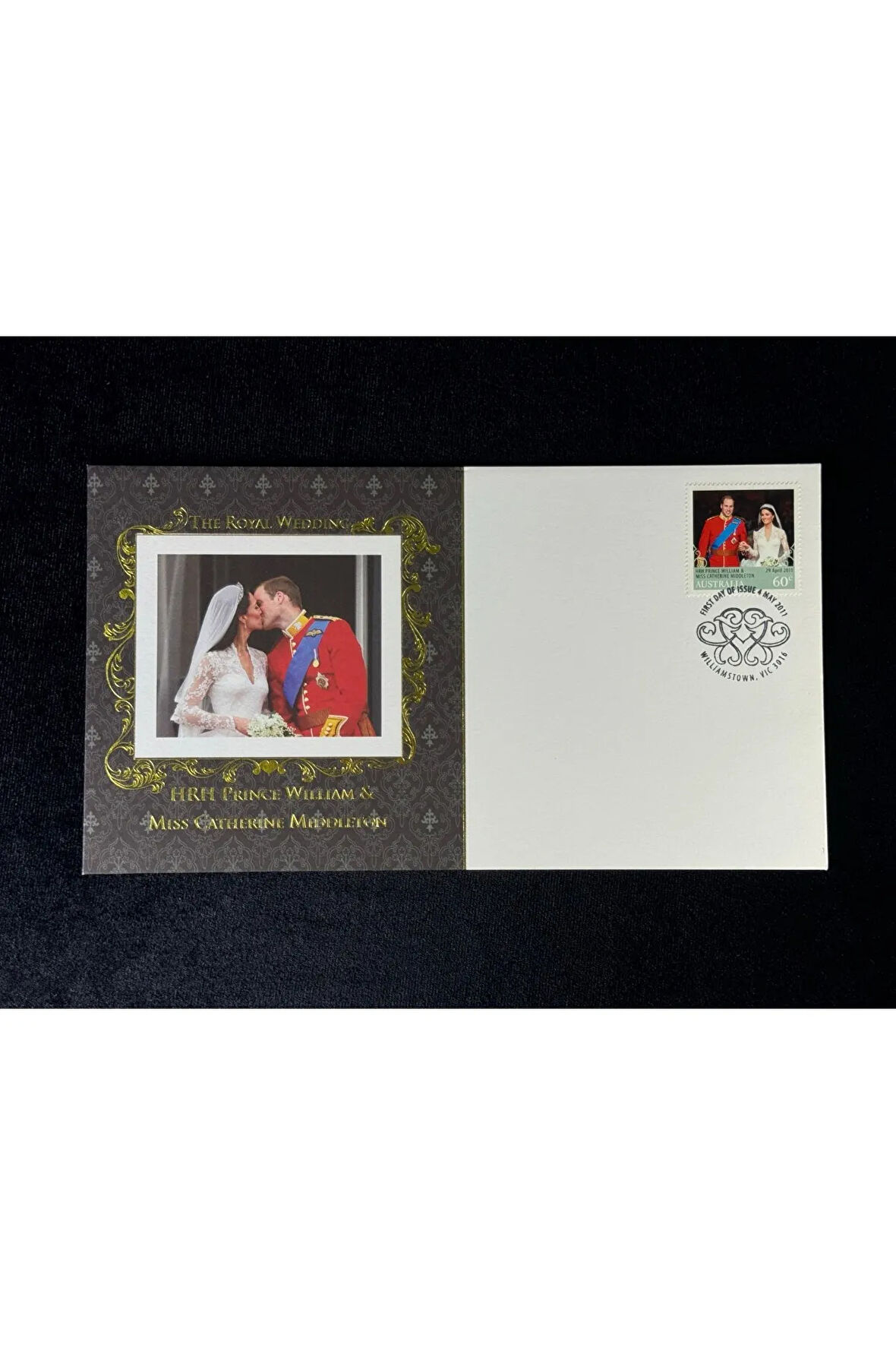 İngiltere THE ROYAL WEDDİNG HRH PRİNCE WİİLİAM AND MİSS CATHERİNE MİDDLETON LİMİTED 17/100 Australi