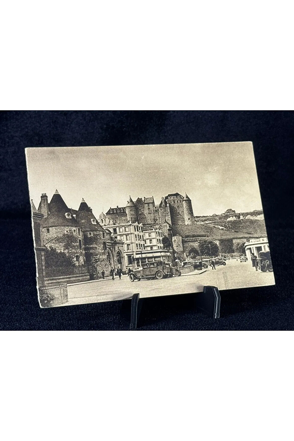 Fransa Kartpostal Dİeppe Les Les Tourelles et le Vİeux Chateau La Douce France Postcard 1900 yıllar