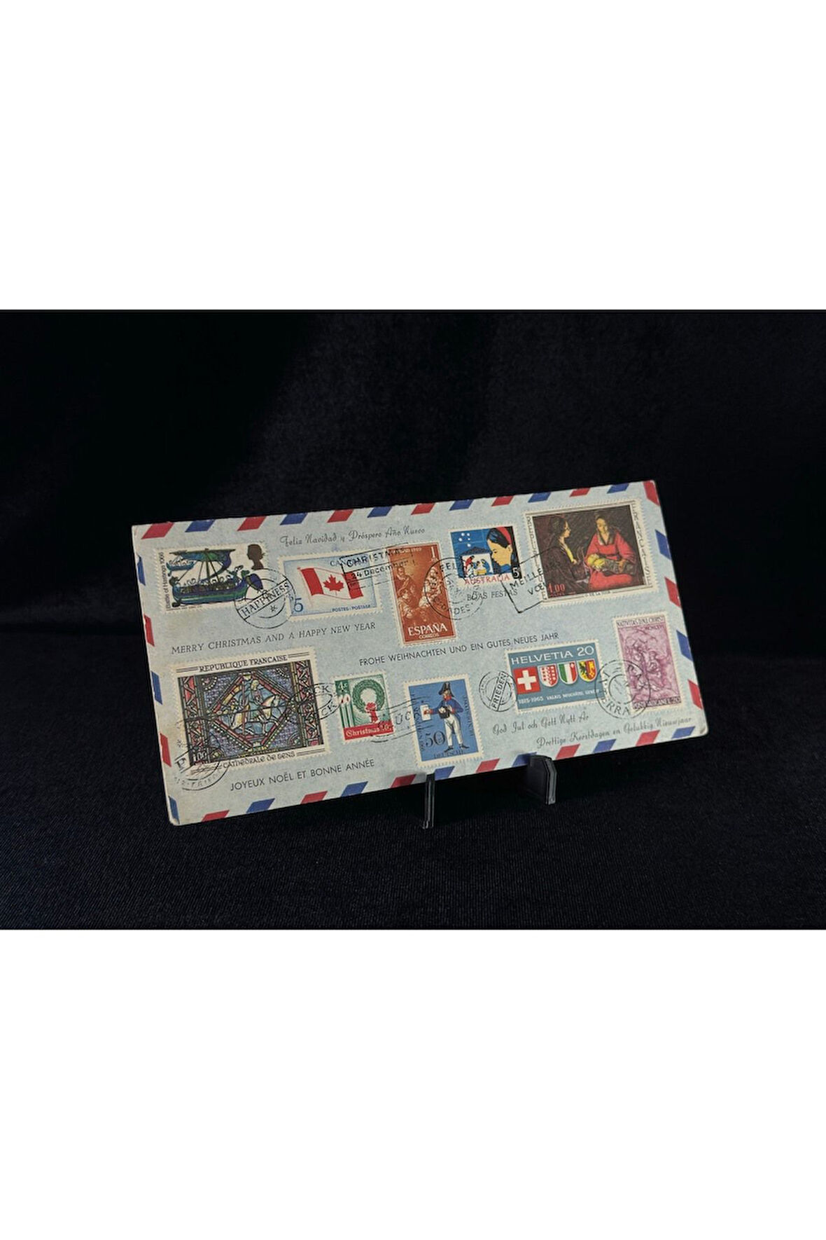 Almanya Baskı Noel Temalı İlk Gün Zarfı FDC