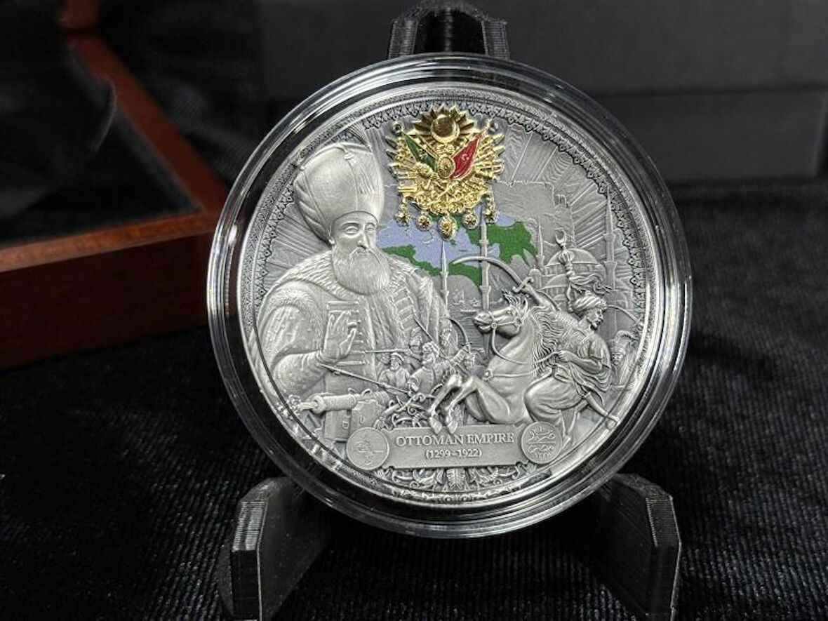 Cameroon 2000 Francs 2024 Ottoman Empire - Osmanlı İmparatorluğu 2 Oz (.999) Gümüş