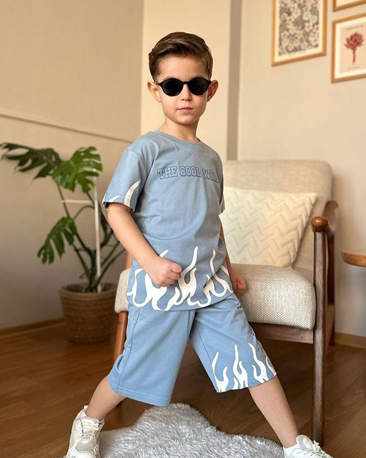 The Cool Winner Erkek Çocuk Şort Takım