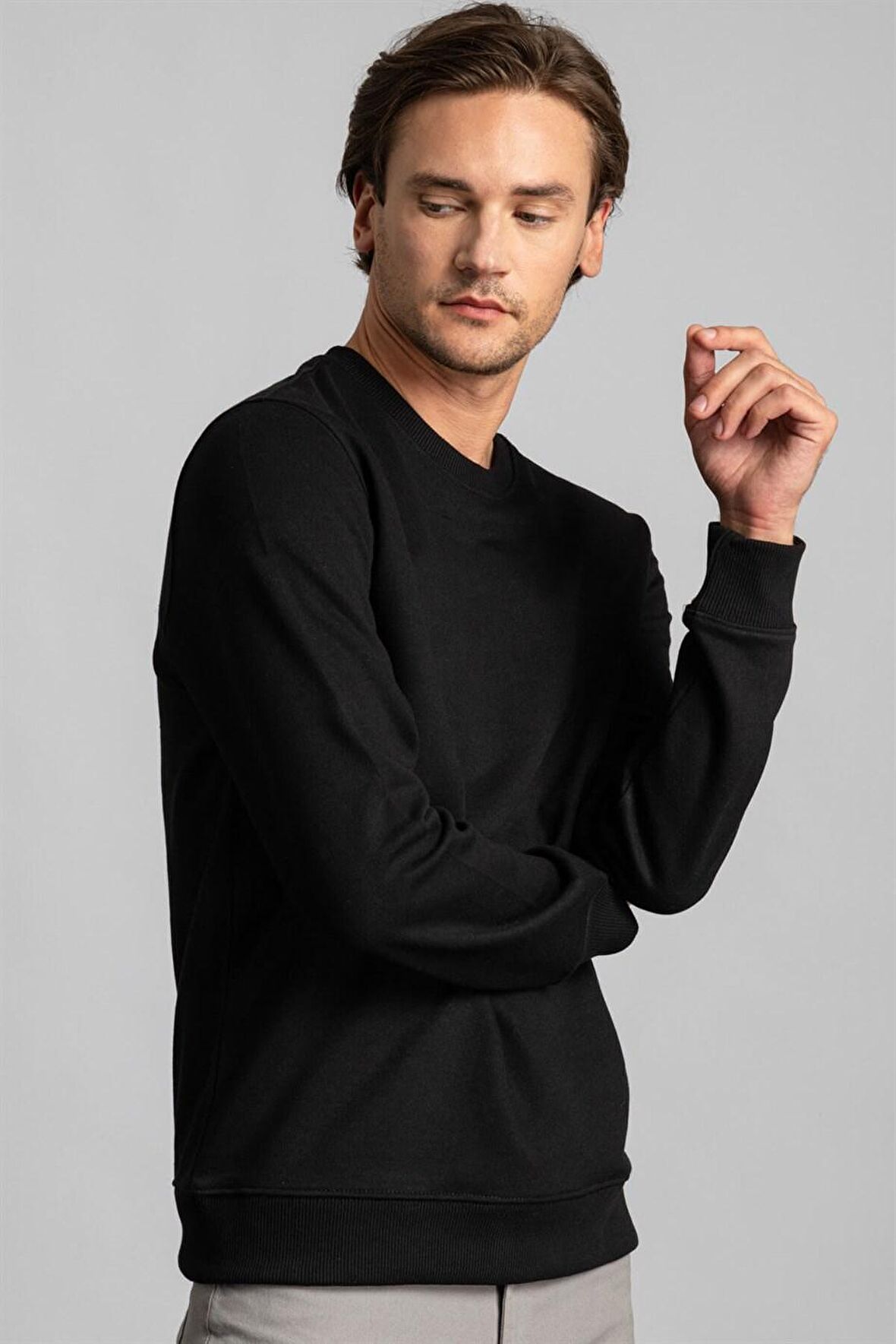 Tudors Bisiklet Yaka Basic Unisex Sweatshirt